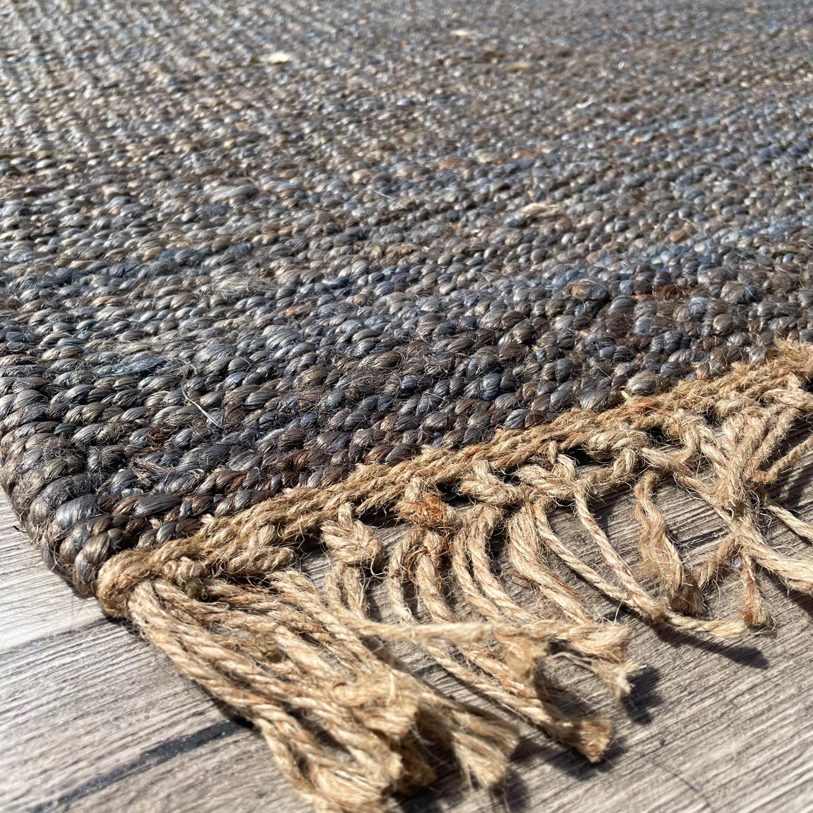 Brinker Carpets Festival Jute Slam Ink Blue Vloerkleed - 200x290cm - Vloerkleden Koning