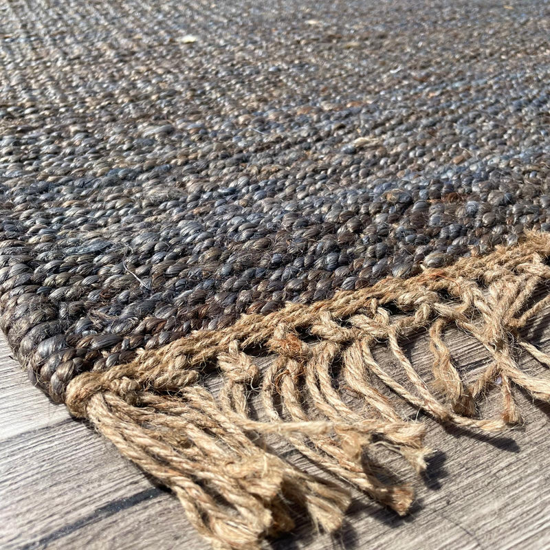 Brinker Carpets Festival Jute Slam Ink Blue Vloerkleed - 200x290cm - aanzicht 1 - Vloerkleden Koning