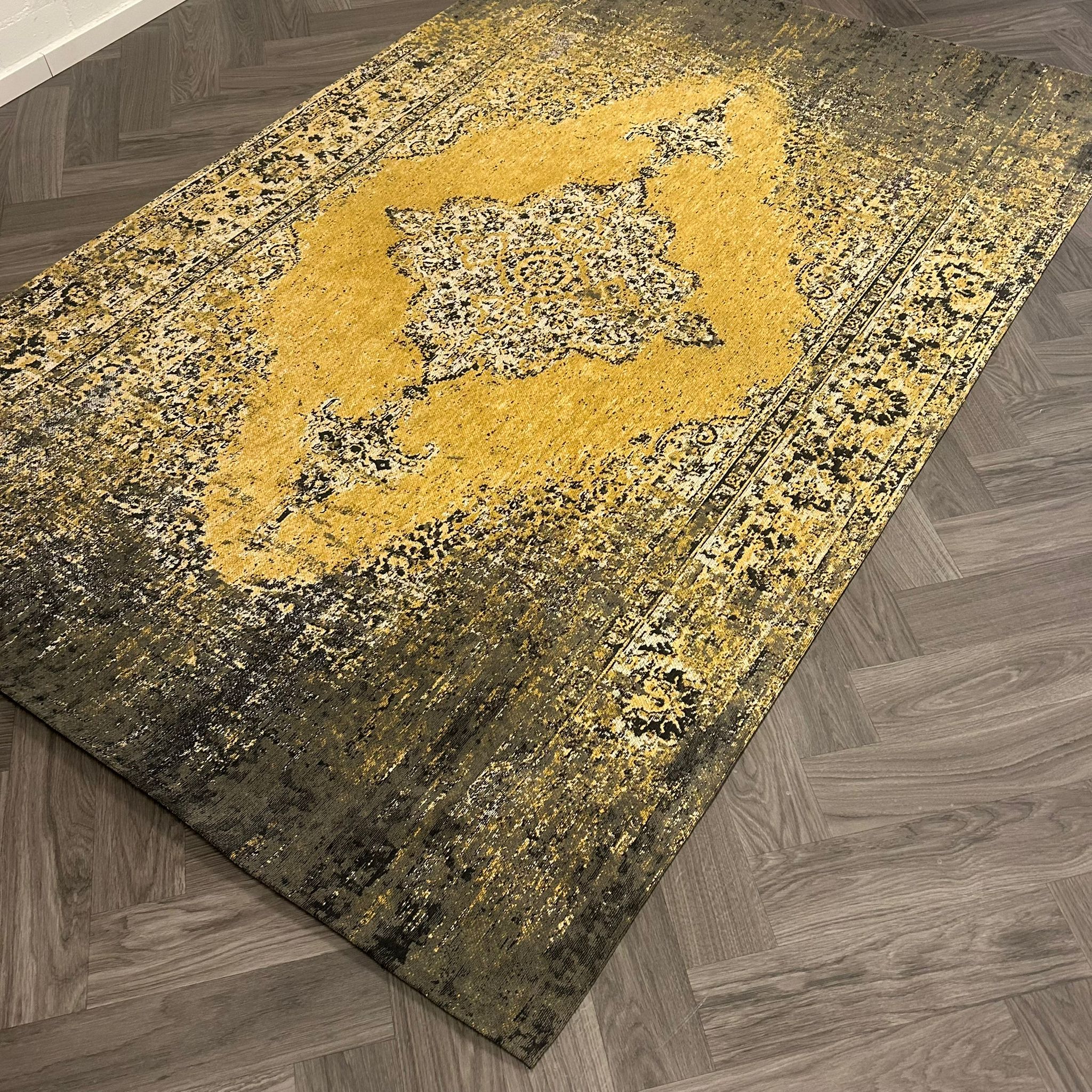 Brinker Carpets Fez Yellow Vloerkleed - 160x240cm - Vloerkleden Koning