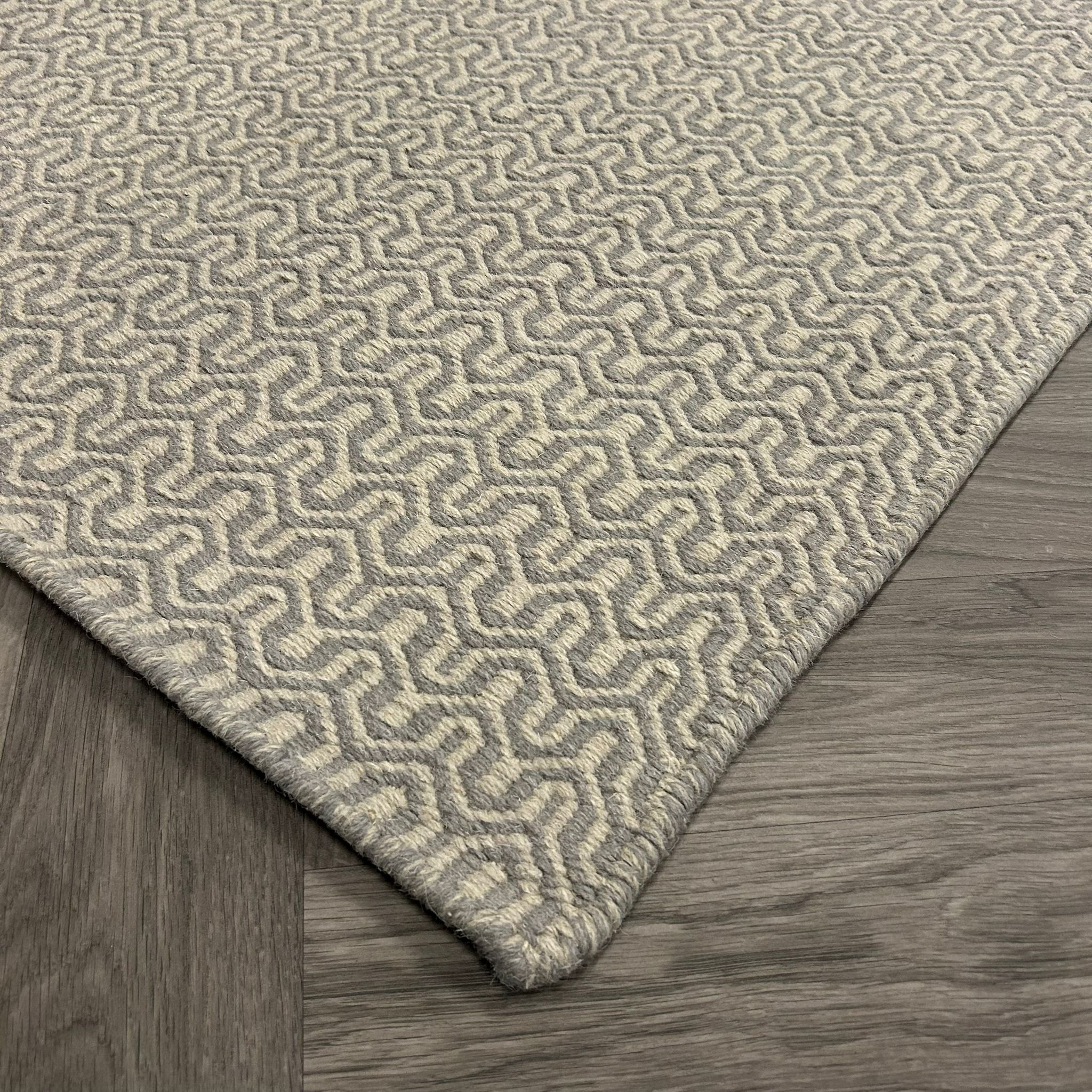 Brinker Carpets Flat Weave Piller 03 Smoke Vloerkleed - 200x280cm - aanzicht 3 - Vloerkleden Koning