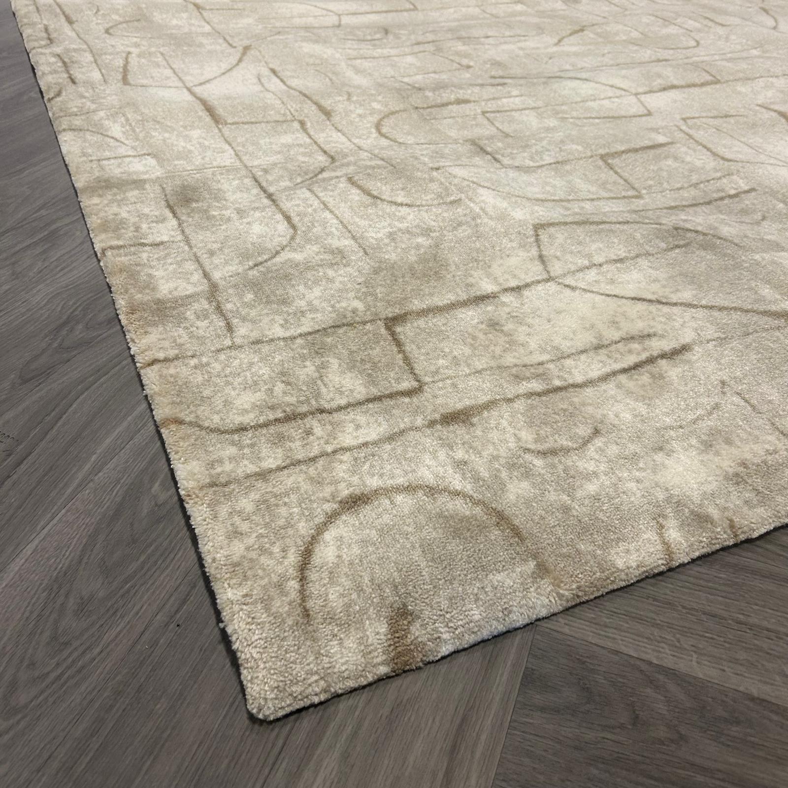 Brinker Carpets Floorganic Beige Vloerkleed - 190x260cm - Vloerkleden Koning