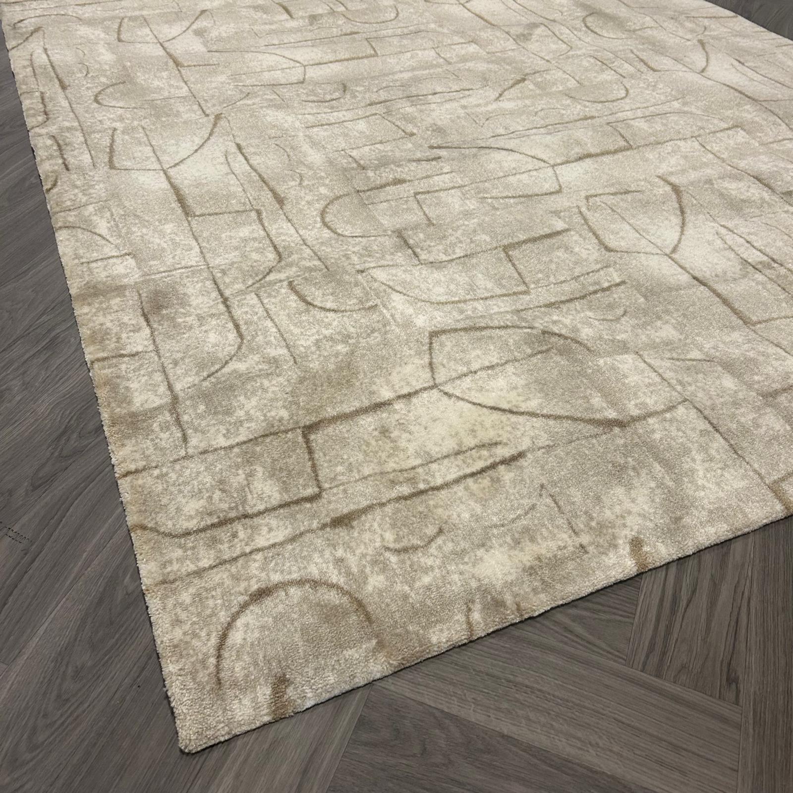 Brinker Carpets Floorganic Beige Vloerkleed - 190x260cm - Vloerkleden Koning