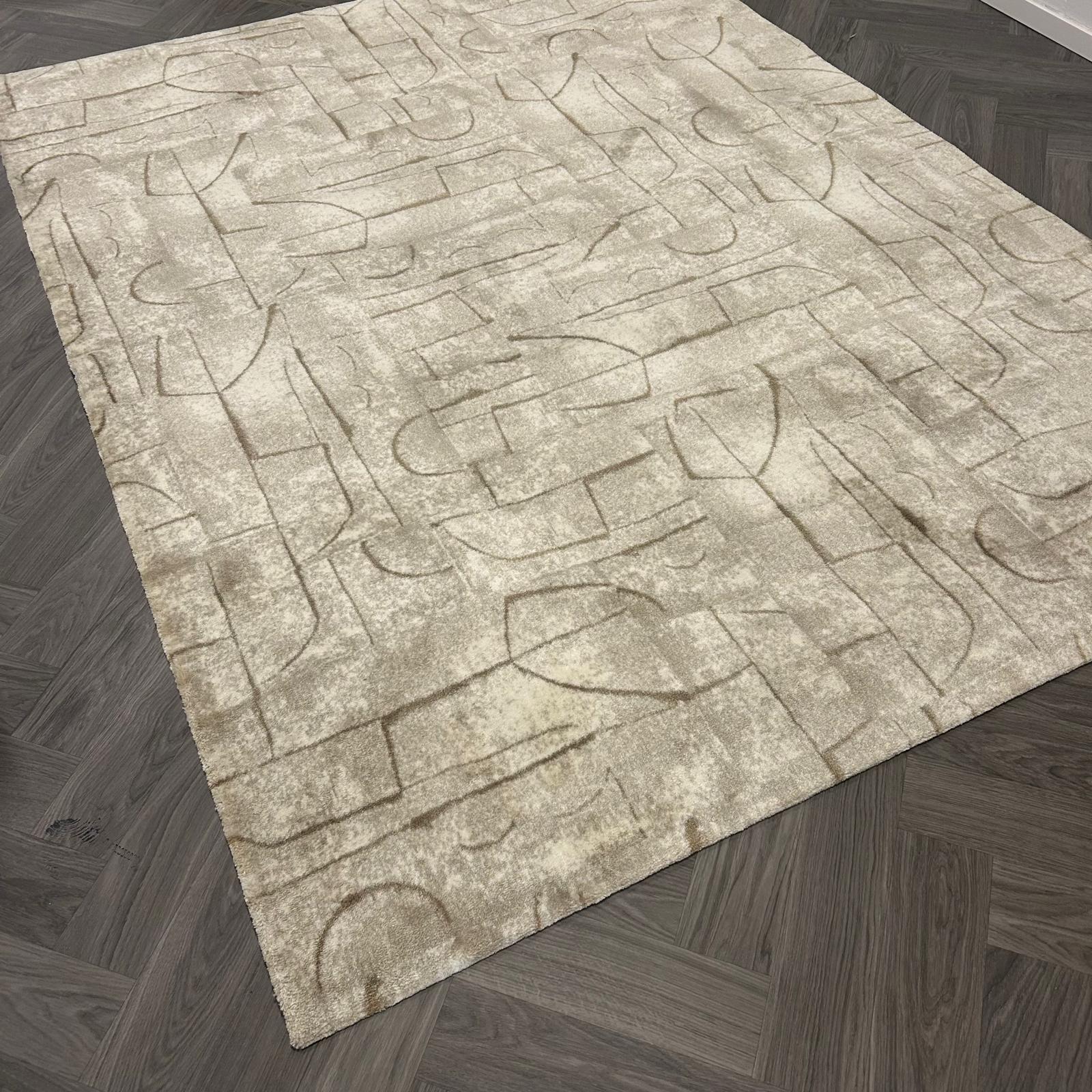 Brinker Carpets Floorganic Beige Vloerkleed - 190x260cm - Vloerkleden Koning