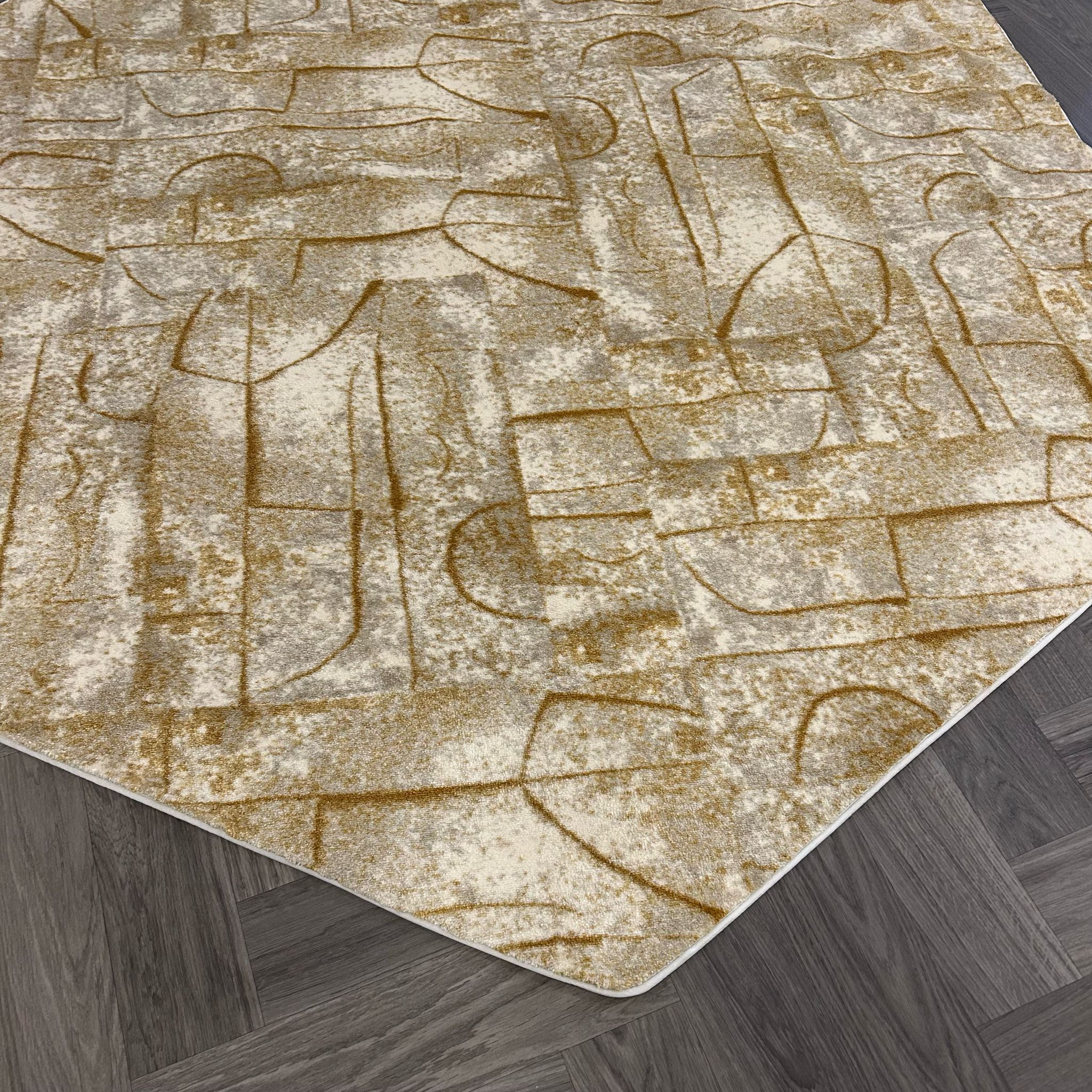 Brinker Carpets Floorganic Elegant Sun Vloerkleed - 225x195cm - Vloerkleden Koning