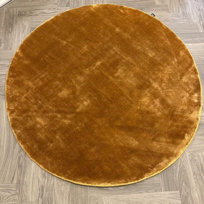 Brinker Carpets Goossens Russel Goud Vloerkleed - 160x160cm - aanzicht 1 - Vloerkleden Koning