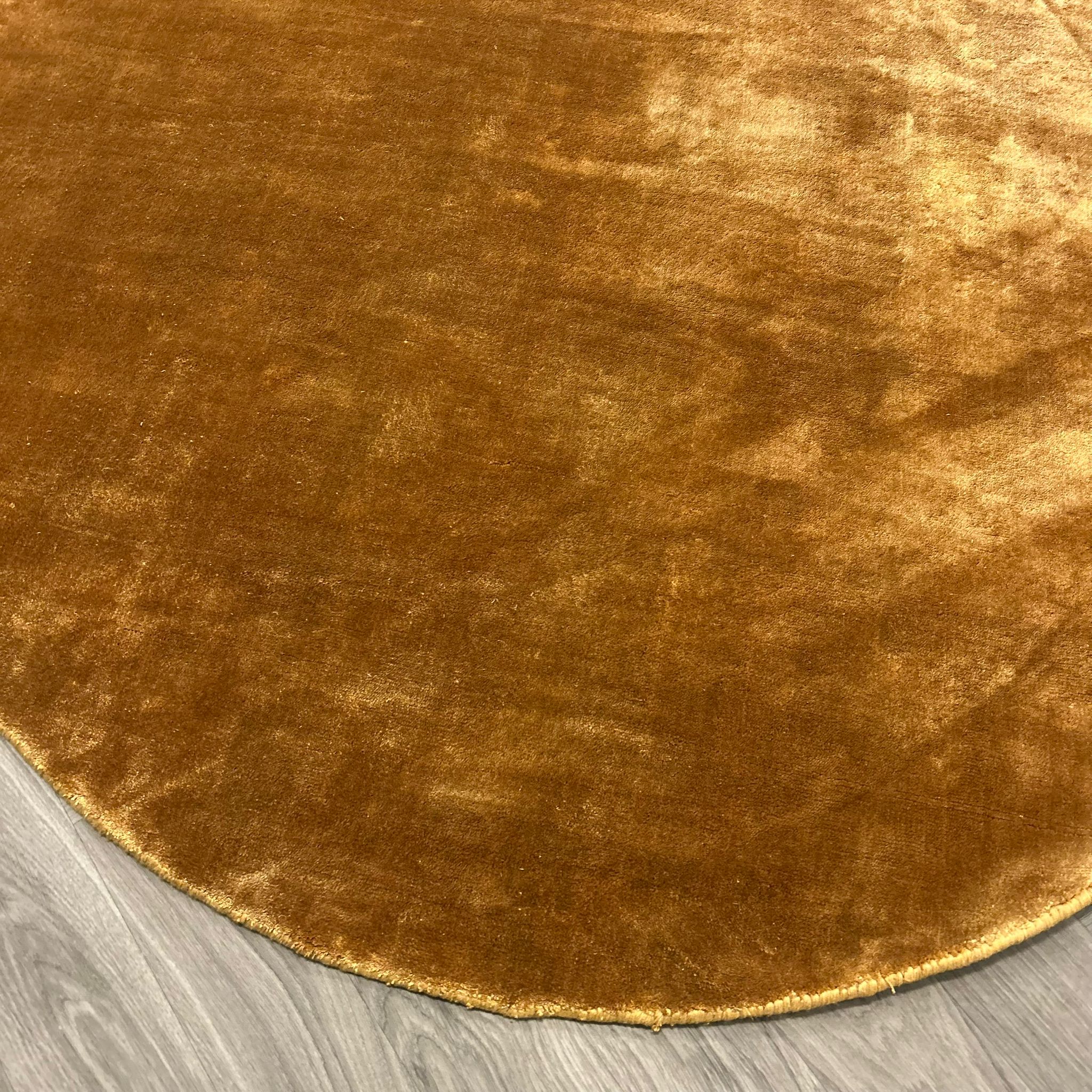 Brinker Carpets Goossens Russel Goud Vloerkleed - 200x200cm - Vloerkleden Koning