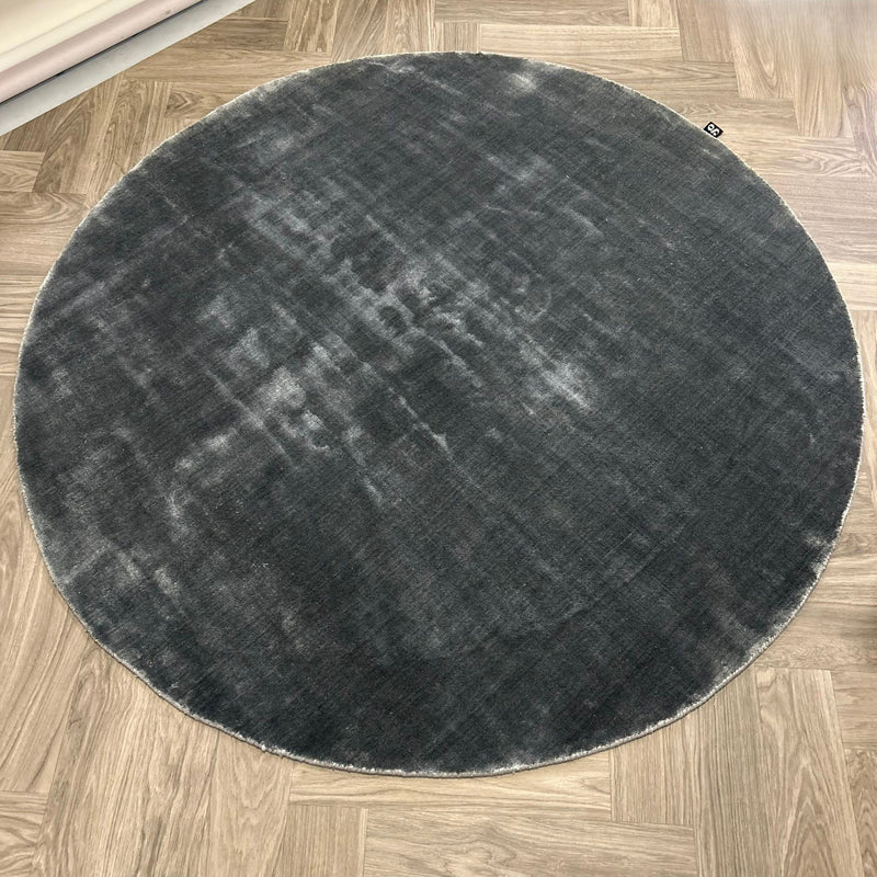 Brinker Carpets Goossens Russel Grijs Vloerkleed - 160x160cm - aanzicht 1 - Vloerkleden Koning