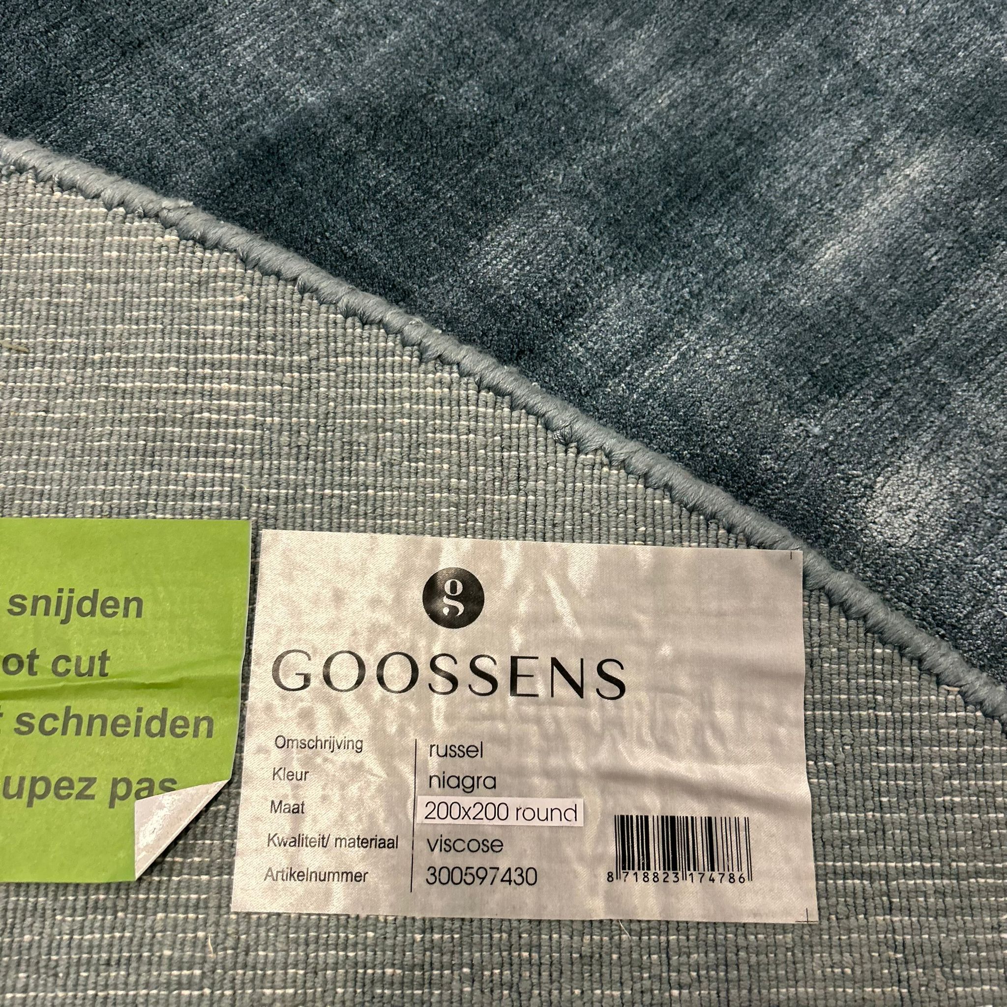 Brinker Carpets Goossens Russel Niagra Vloerkleed - 200x200cm - Vloerkleden Koning