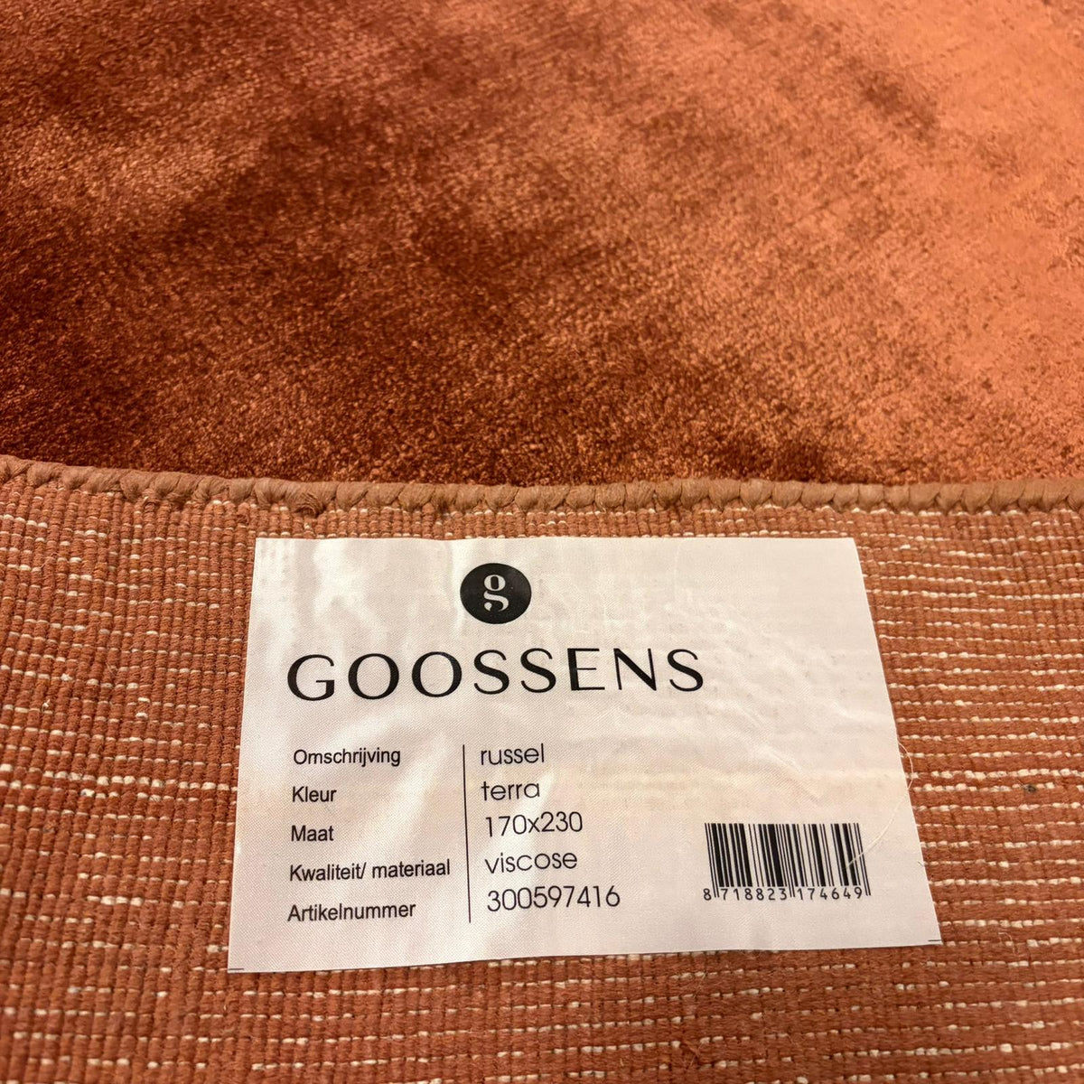 Brinker Carpets Goossens Russel Terra Vloerkleed - 170x230cm - aanzicht 6 - Vloerkleden Koning