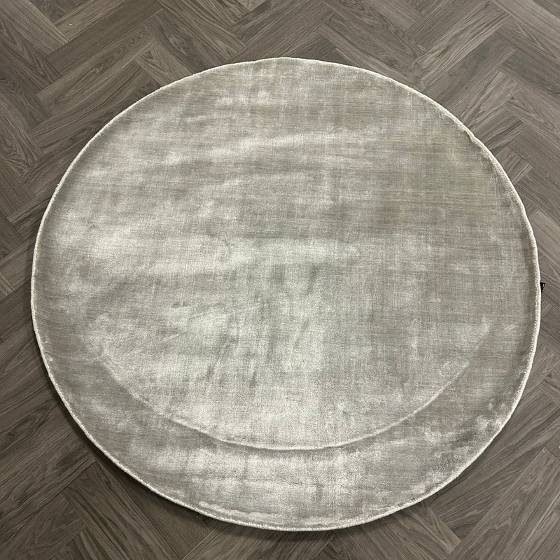 Brinker Carpets Goossens Russel Zilver Vloerkleed - 160x160cm - aanzicht 1 - Vloerkleden Koning