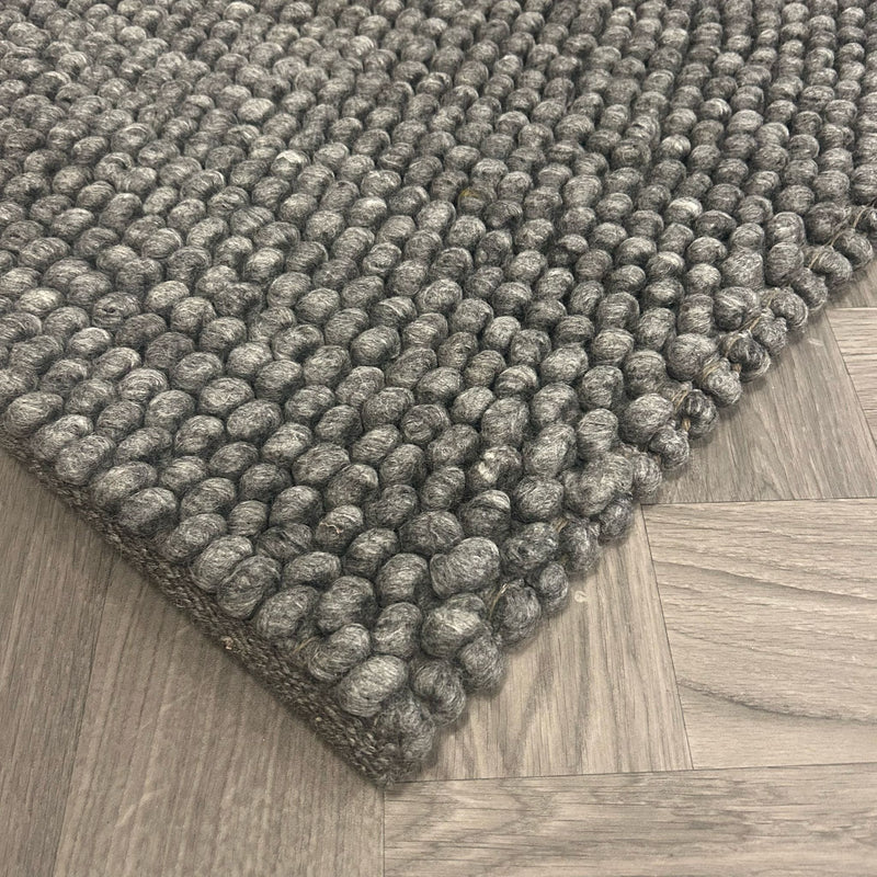 Brinker Carpets Goossens Sebas Donkergrijs Vloerkleed - 170x230cm - aanzicht 1 - Vloerkleden Koning