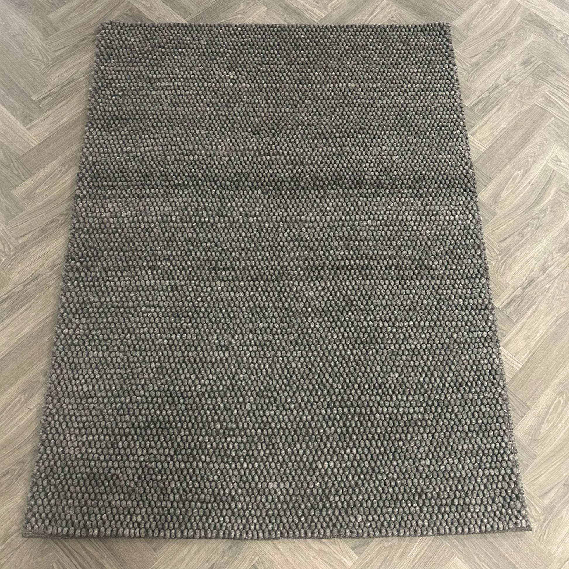 Brinker Carpets Goossens Sebas Donkergrijs Vloerkleed - 170x230cm - Vloerkleden Koning