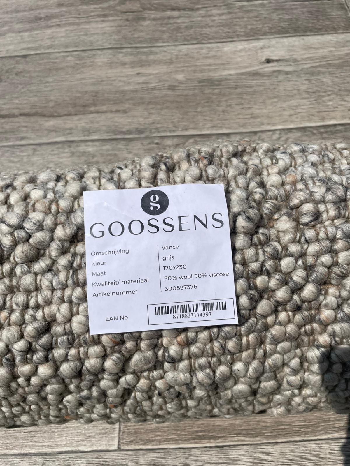 Brinker Carpets Goossens Vance Grijs Vloerkleed - 170x230cm - Vloerkleden Koning