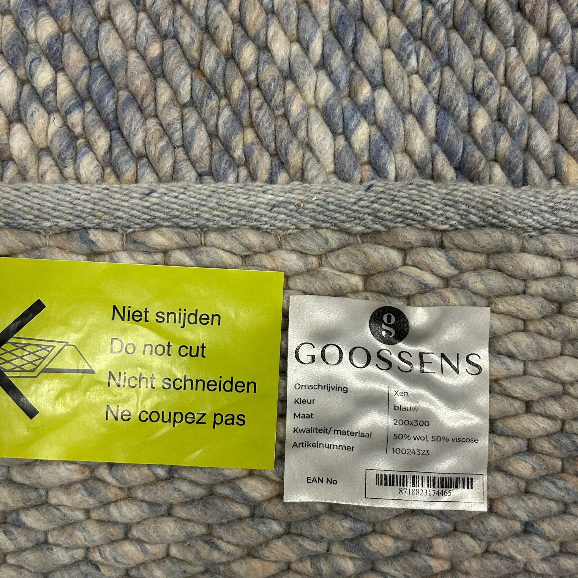 Brinker Carpets Goossens Xen Blauw Vloerkleed - 200x300cm - Vloerkleden Koning