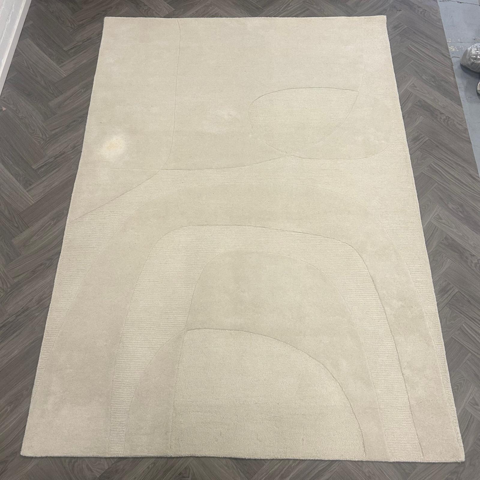 Brinker Carpets Grafiek Wit Naturel Vloerkleed - 200x290cm - Vloerkleden Koning