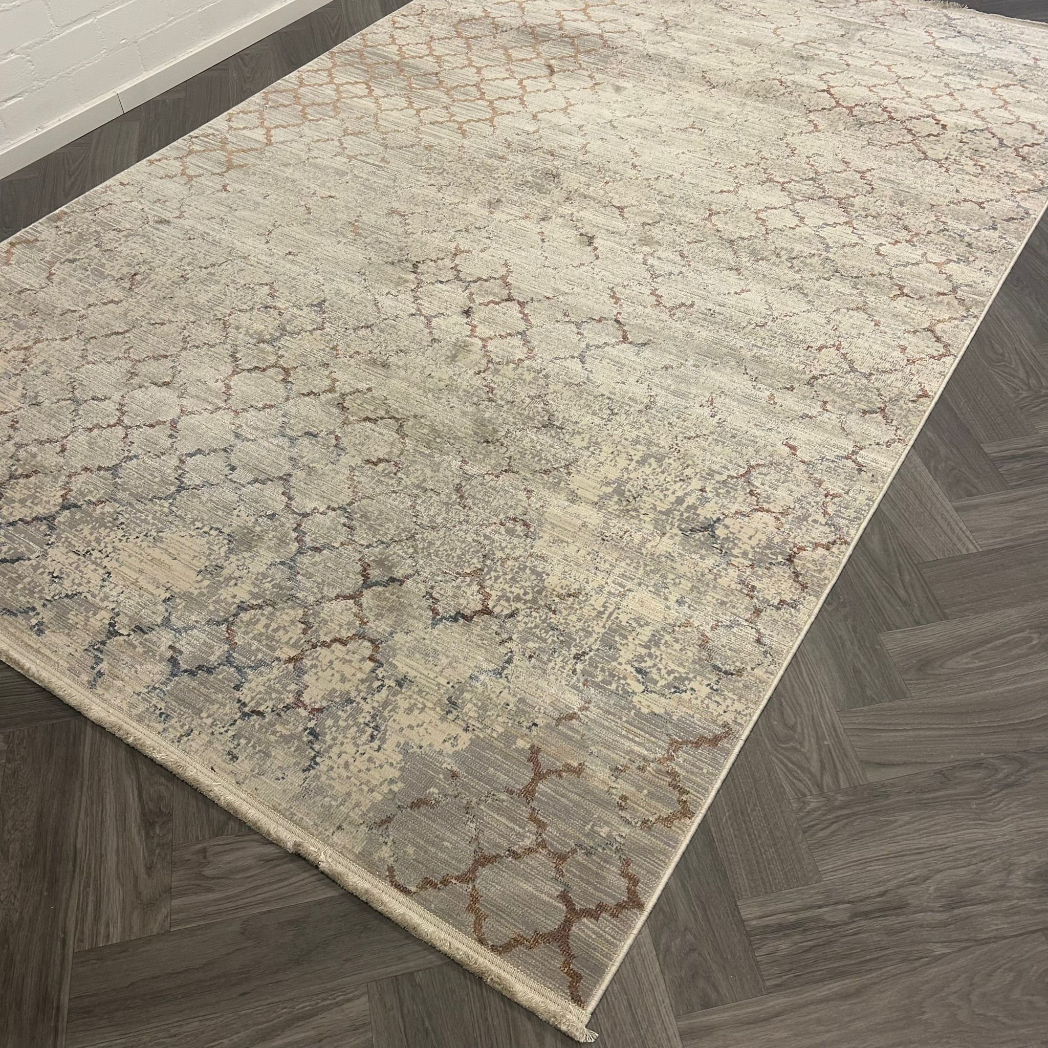 Brinker Carpets Himalaya 878 grey/beige Vloerkleed - 200x300cm - aanzicht 1 - Vloerkleden Koning