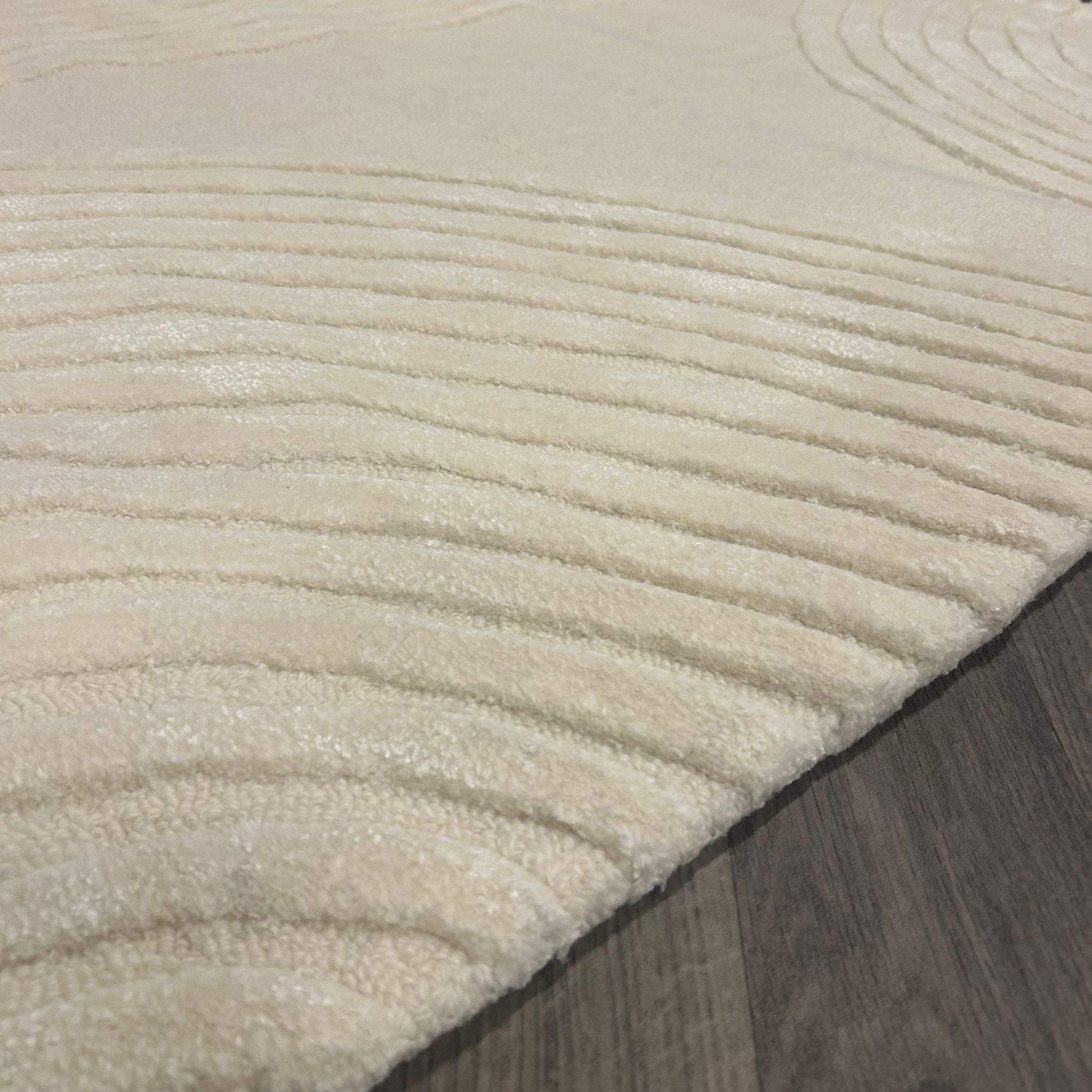 Brinker Carpets Japandi 22010 White Vloerkleed - 170x240cm - aanzicht 2 - Vloerkleden Koning