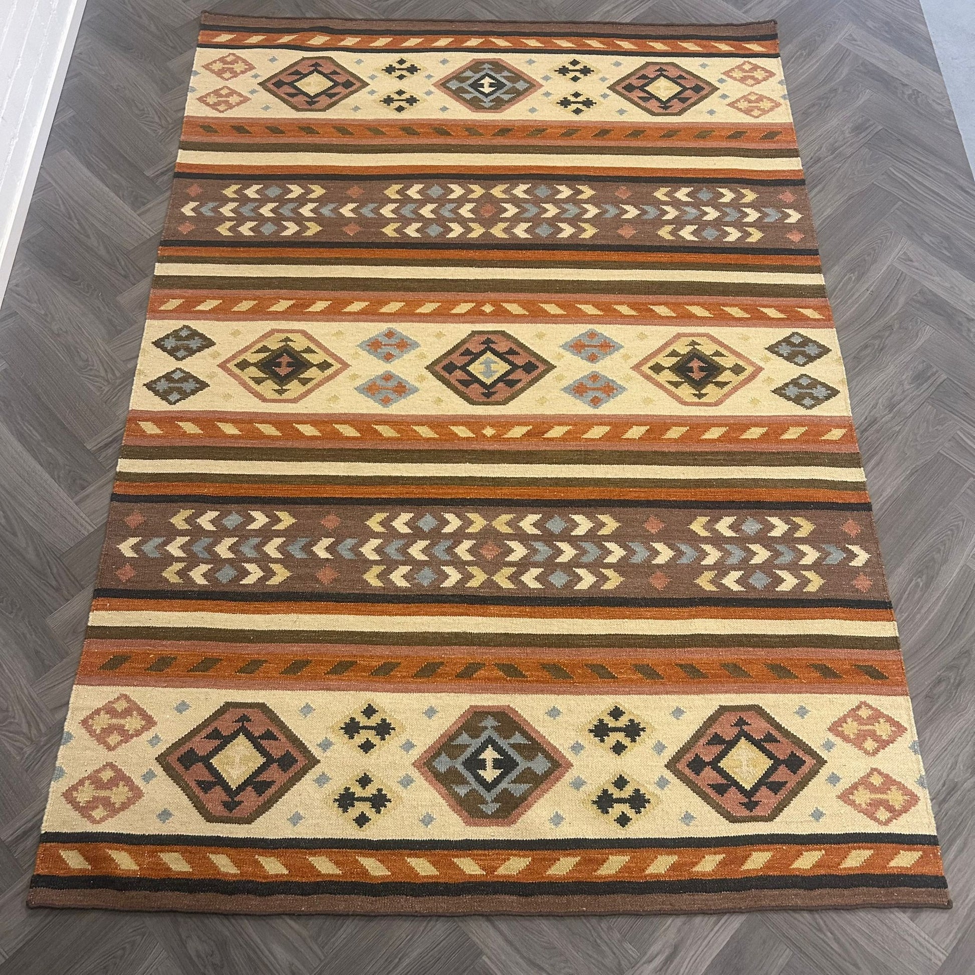 Brinker Carpets Kelim 115 Vloerkleed - 200x280cm - aanzicht 2 - Vloerkleden Koning