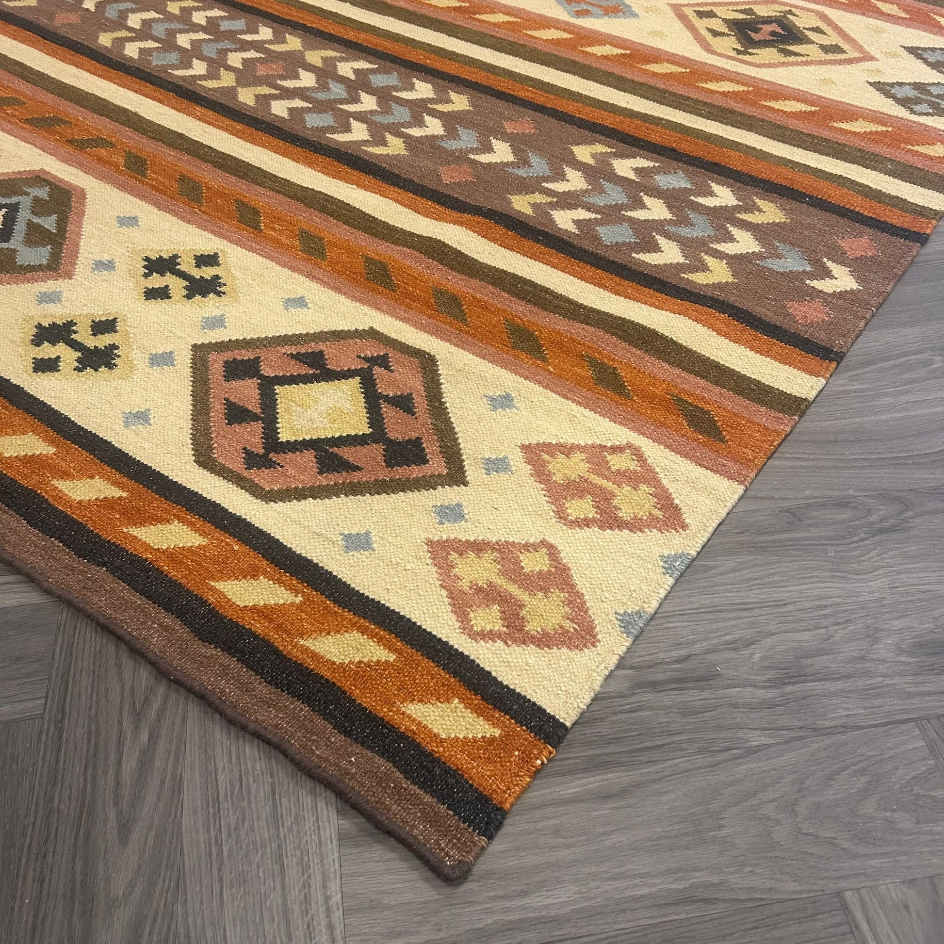 Brinker Carpets Kelim 115 Vloerkleed - 200x280cm - aanzicht 3 - Vloerkleden Koning