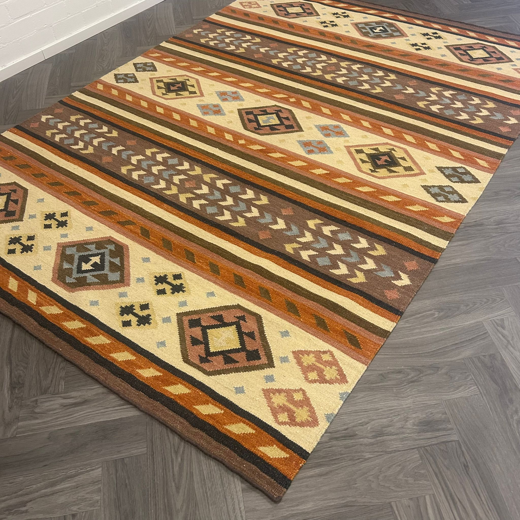 Brinker Carpets Kelim 115 Vloerkleed - 200x280cm - Vloerkleden Koning