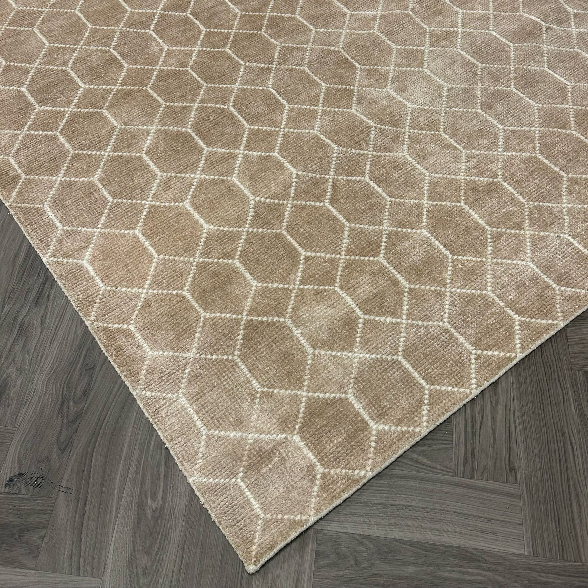 Brinker Carpets Laatz Champagne Vloerkleed - 200x300cm - Vloerkleden Koning