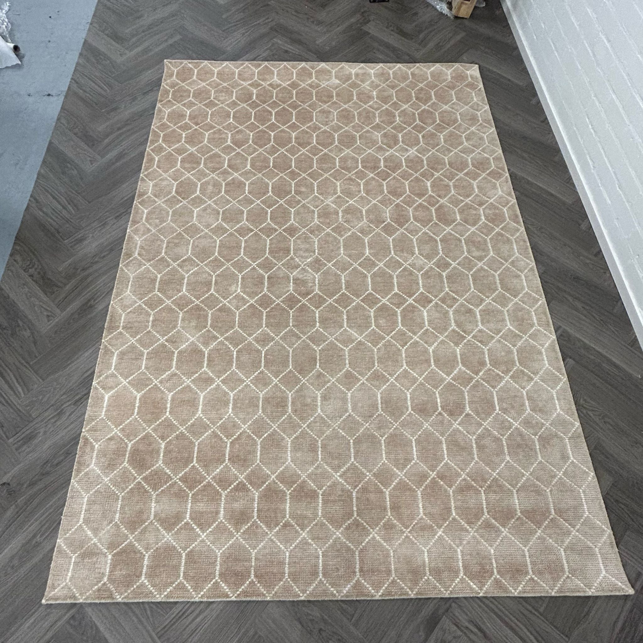 Brinker Carpets Laatz Champagne Vloerkleed - 200x300cm - Vloerkleden Koning