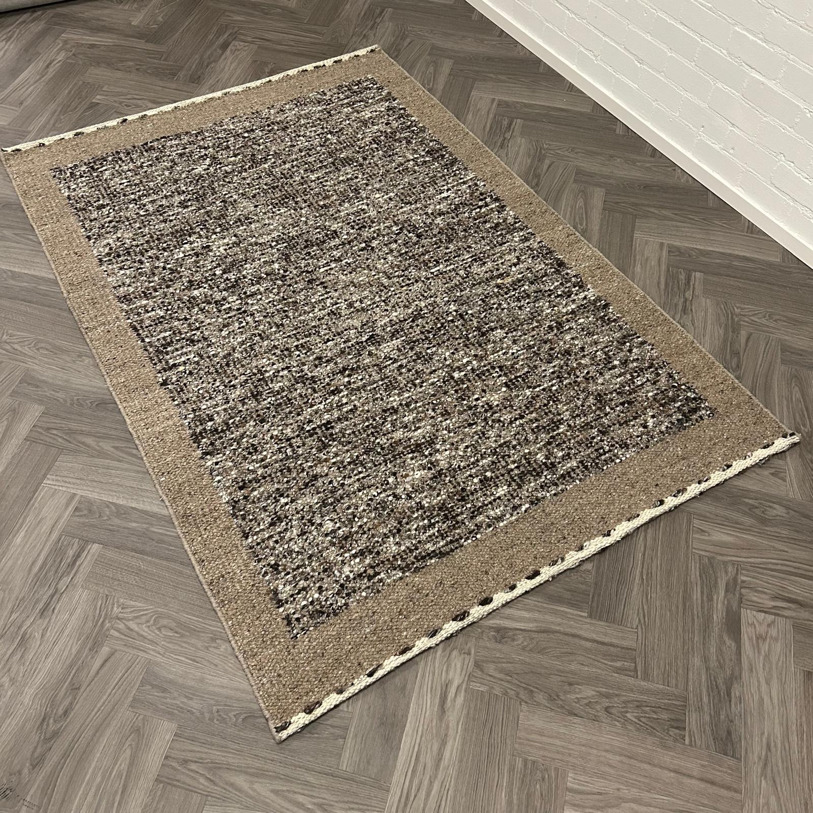 Brinker Carpets Linore Dark Brown Vloerkleed - 160x230cm - aanzicht 1 - Vloerkleden Koning