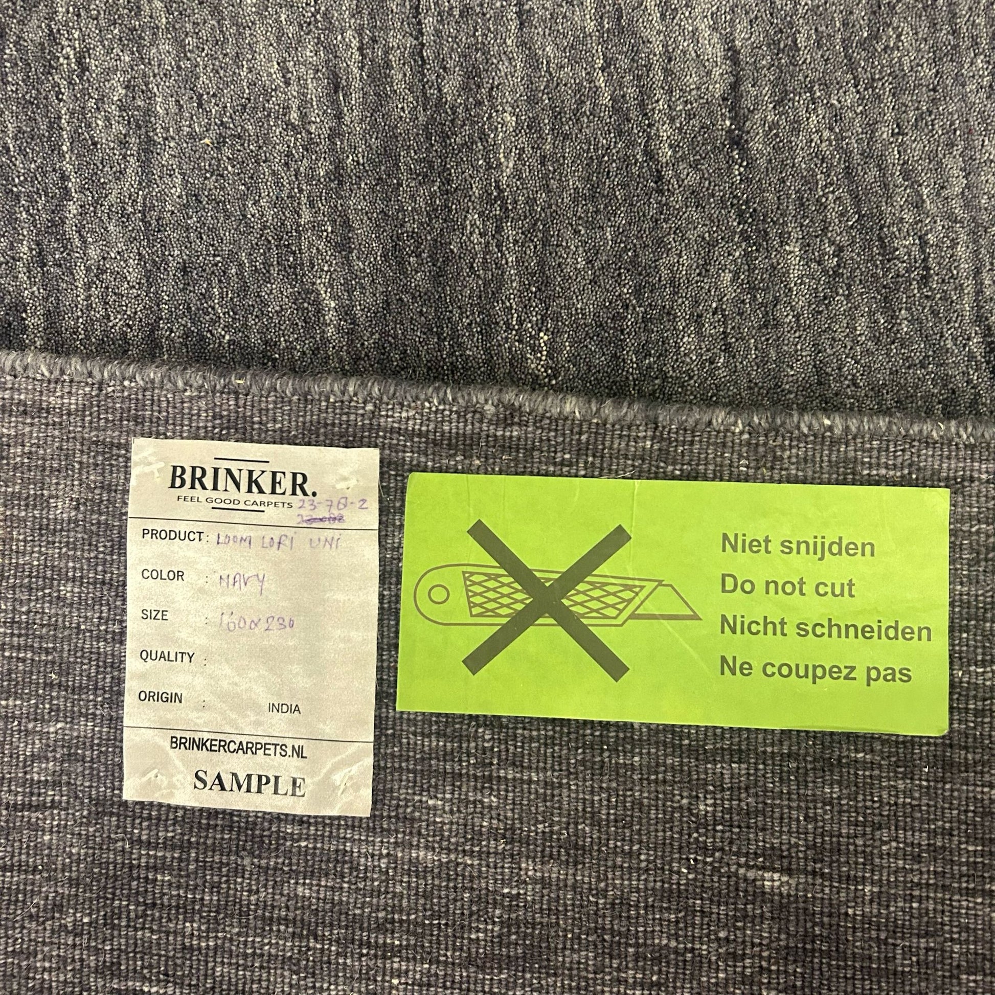 Brinker Carpets Lofi Navy Vloerkleed - 160x230cm - Vloerkleden Koning