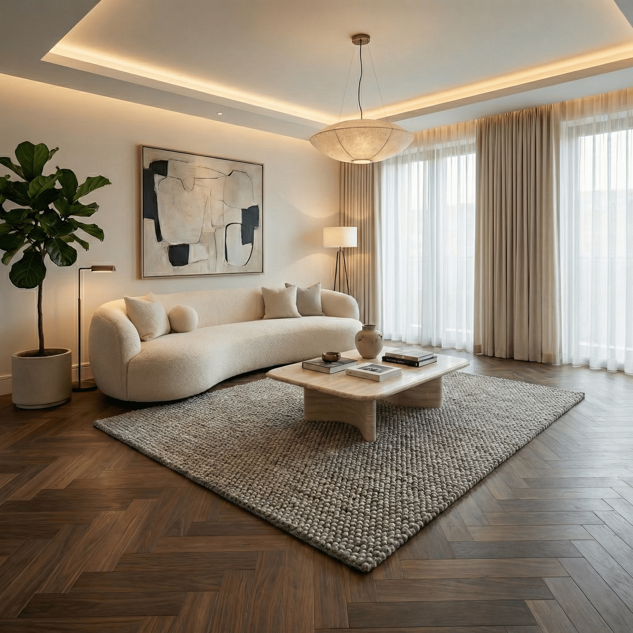 Brinker Carpets Loop Grijs 2401 Vloerkleed - 170x230cm - aanzicht 1 - Vloerkleden Koning