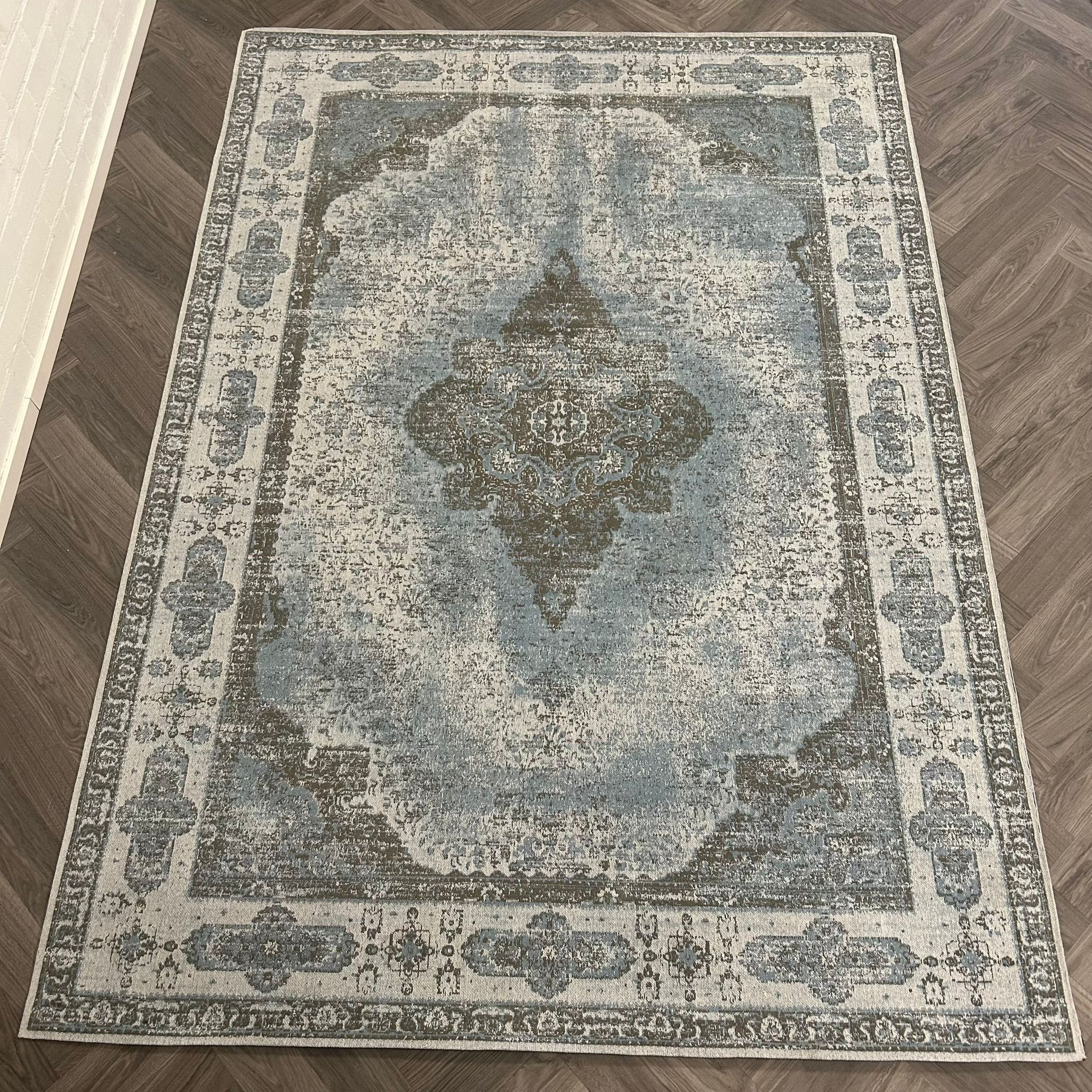Brinker Carpets Lowla Azur Blue 2 - 200x290cm - Vloerkleden Koning