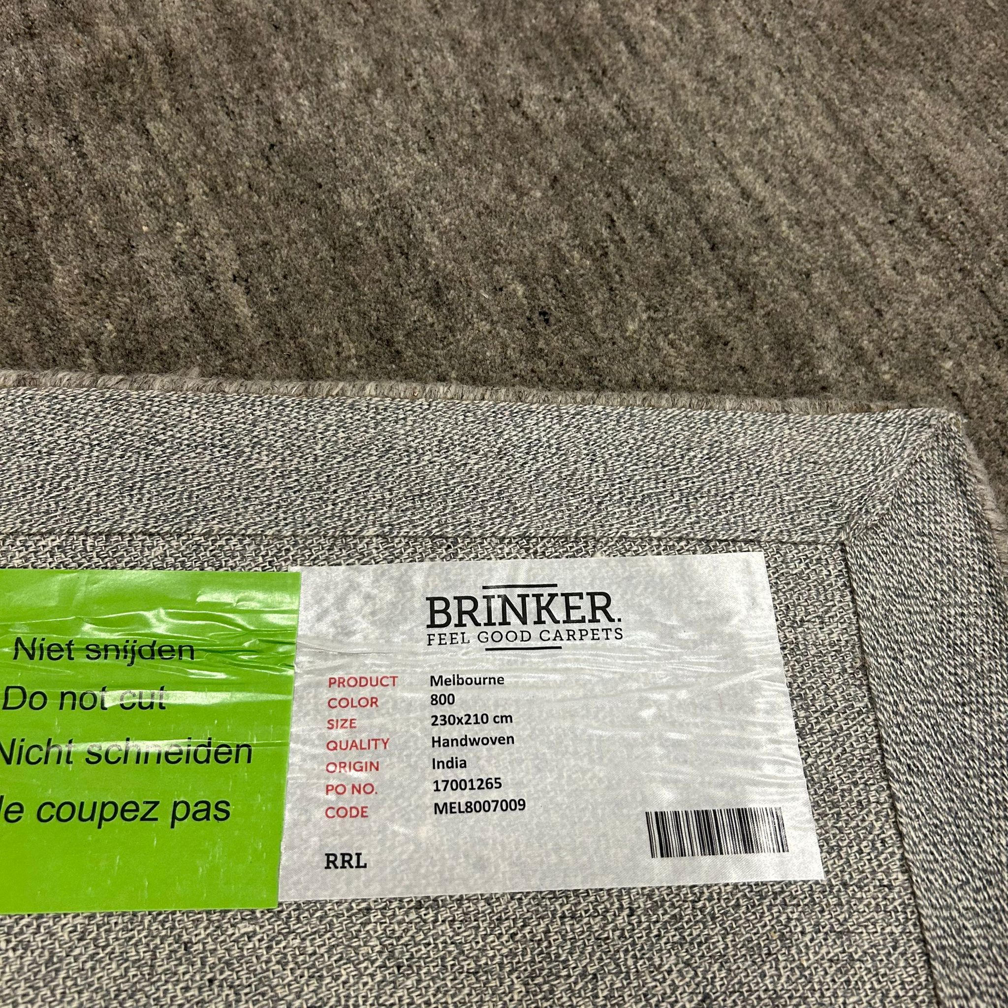 Brinker Carpets Melbourne 800 Vloerkleed - 230x210cm - aanzicht 3 - Vloerkleden Koning