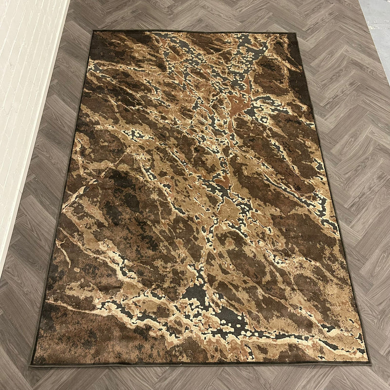 Brinker Carpets Onyx Dessin 884 Brown Black Vloerkleed - 200x300cm