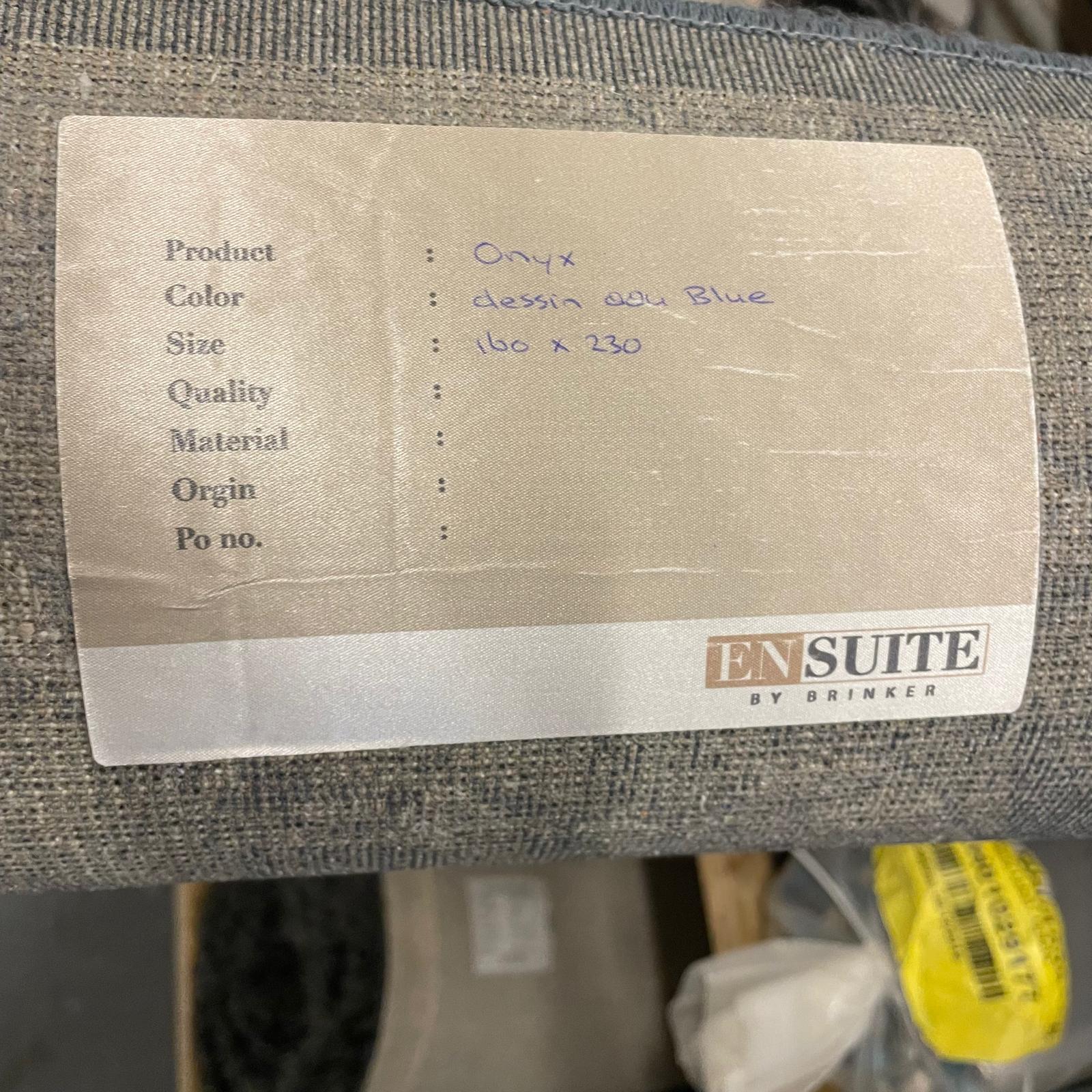 Brinker Carpets Onyx Dessin Blue Vloerkleed - 160x230cm - Vloerkleden Koning