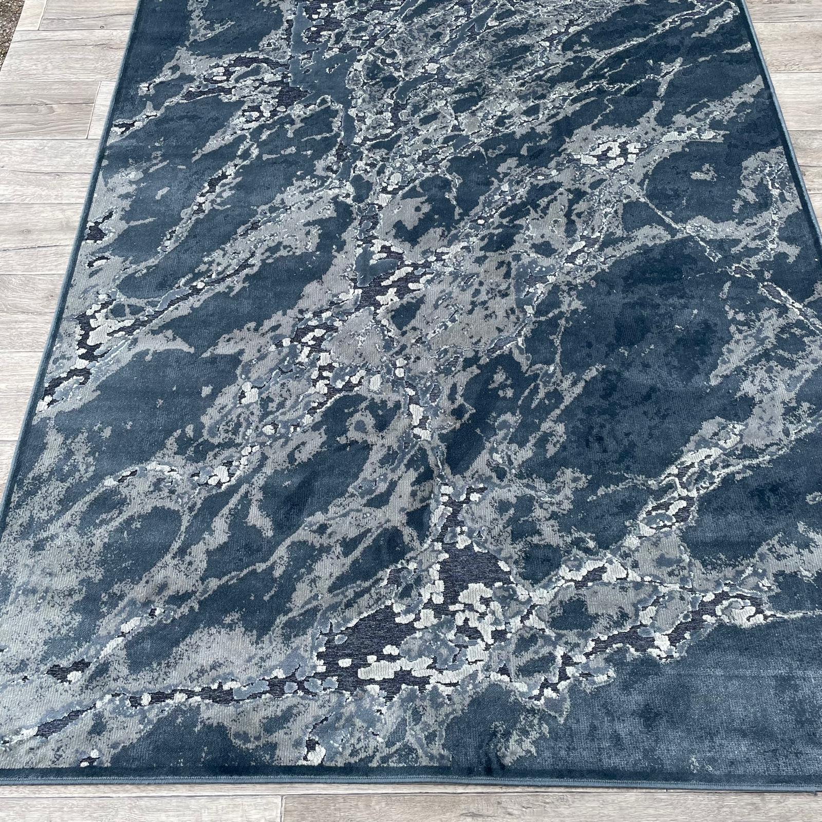 Brinker Carpets Onyx Dessin Blue Vloerkleed - 160x230cm - Vloerkleden Koning