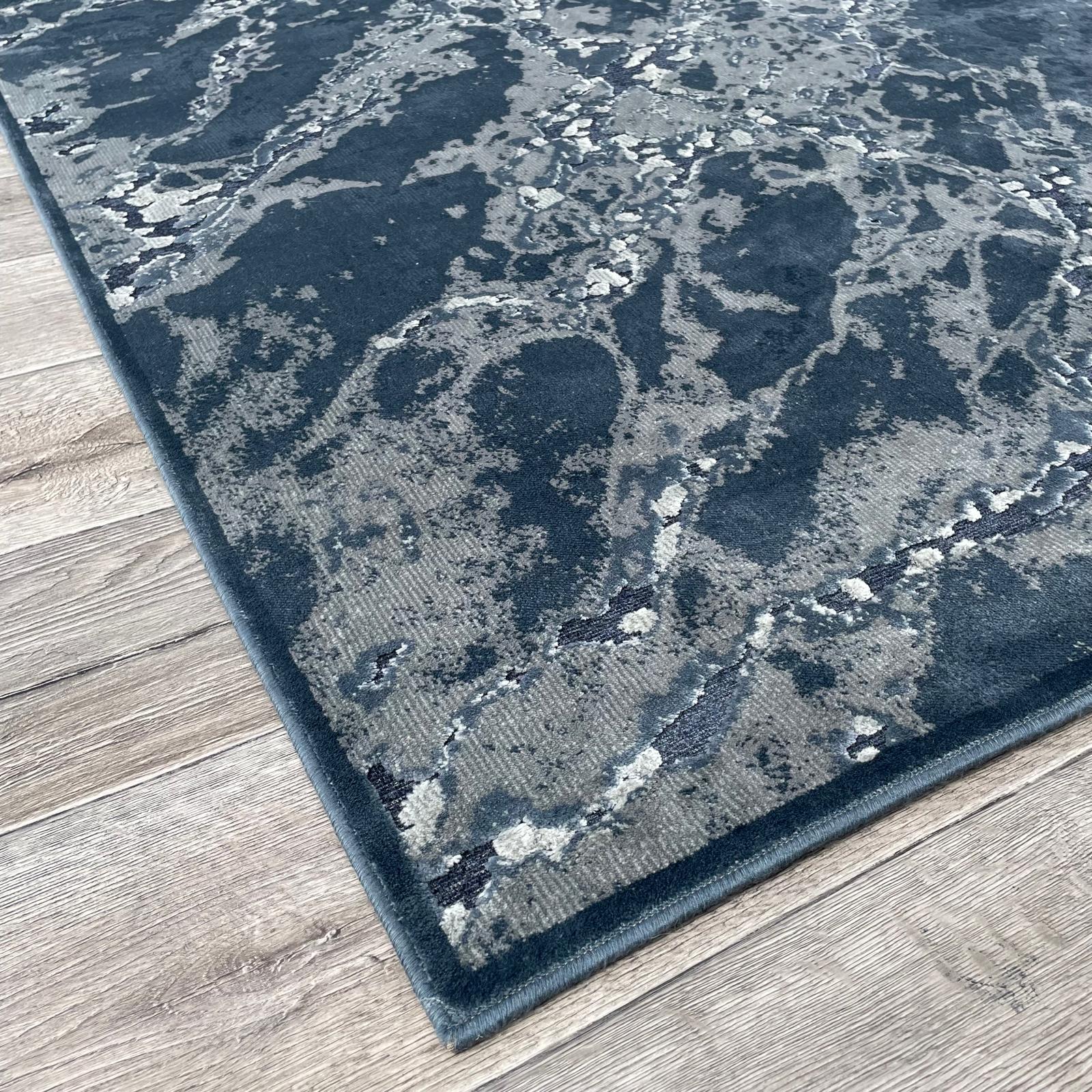 Brinker Carpets Onyx Dessin Blue Vloerkleed - 160x230cm - Vloerkleden Koning