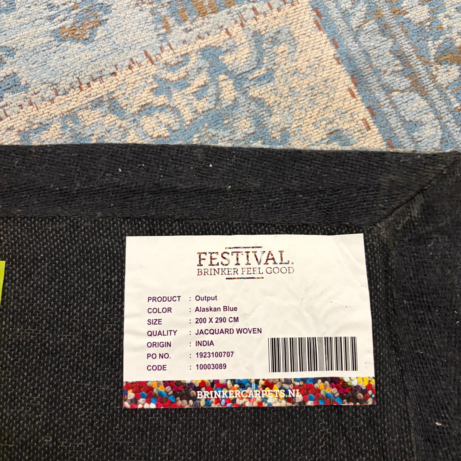 Brinker Carpets Output Alaskan Blue Vloerkleed - 200x290cm - aanzicht 4 - Vloerkleden Koning