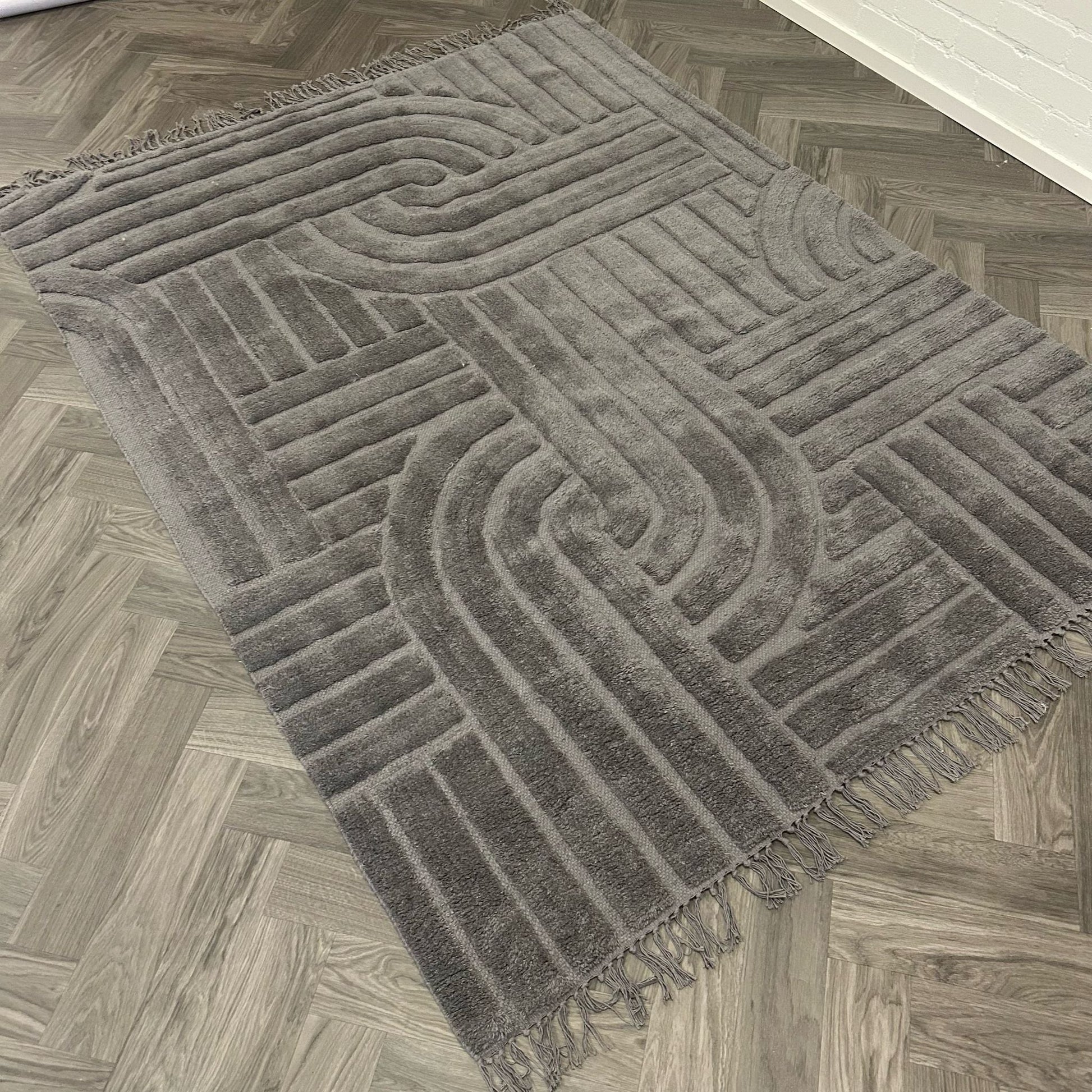 Brinker Carpets Overseas Grey Vloerkleed - 170x240cm - Vloerkleden Koning