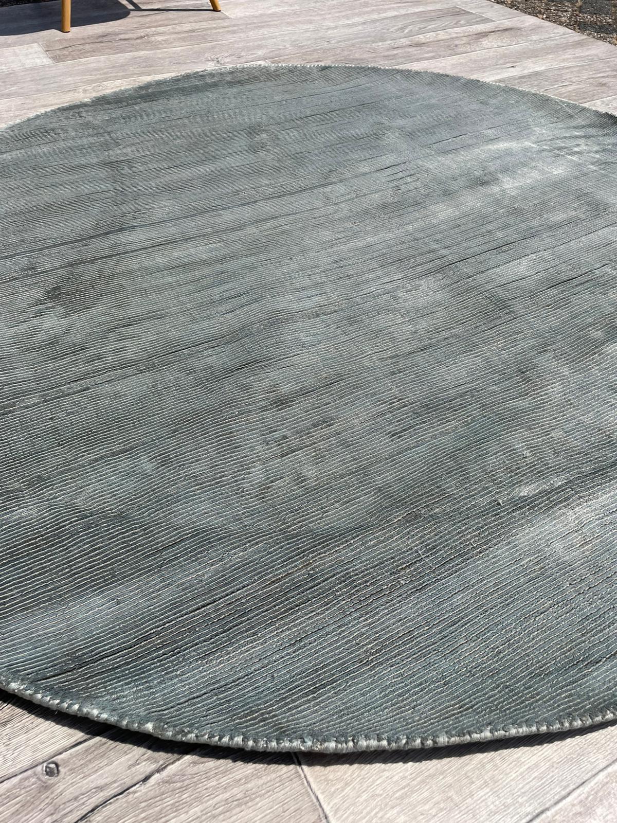 Brinker Carpets Oyster Grey Rond Vloerkleed - 150x150cm - Vloerkleden Koning