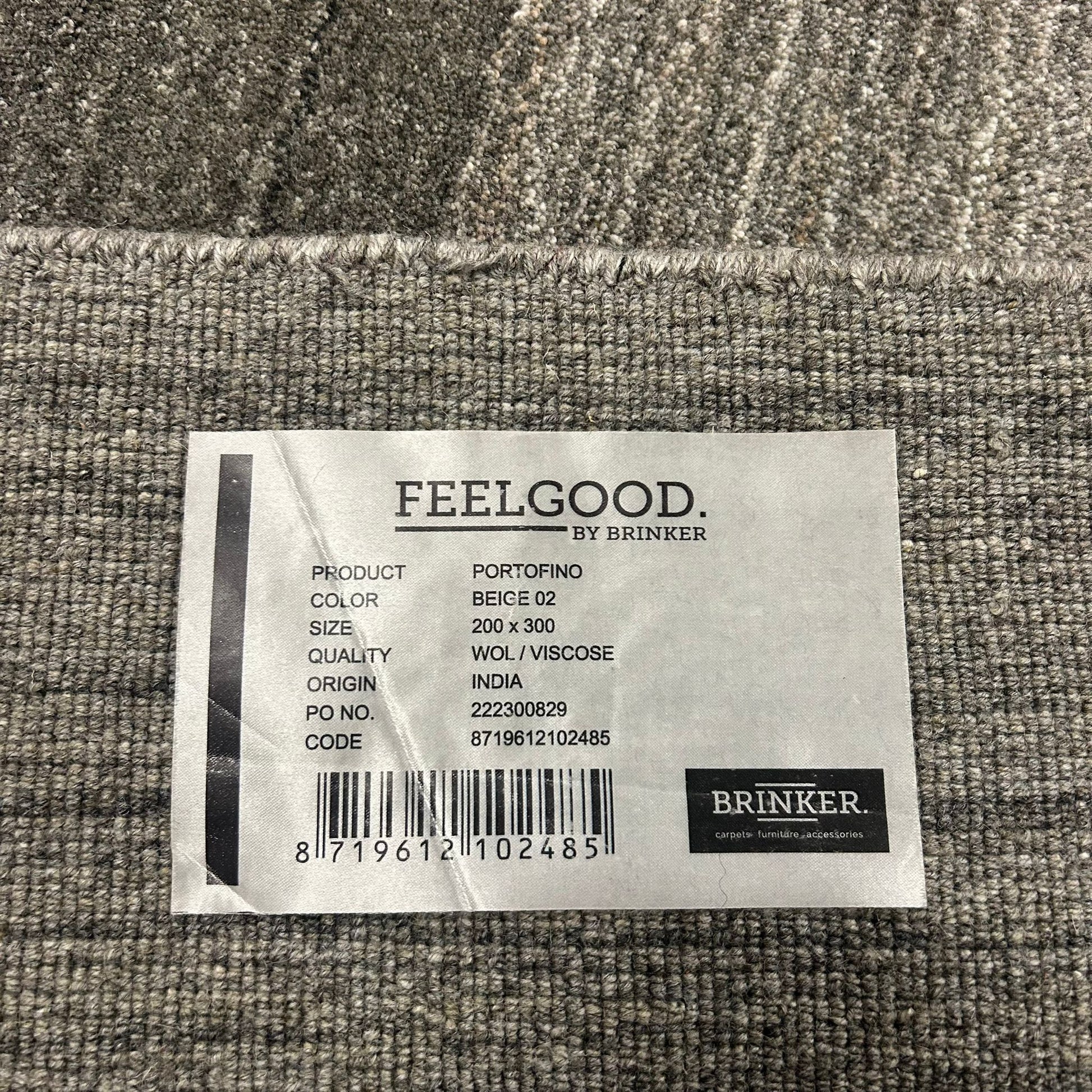 Brinker Carpets Portofino Beige 02 Vloerkleed - 200x300cm - Vloerkleden Koning