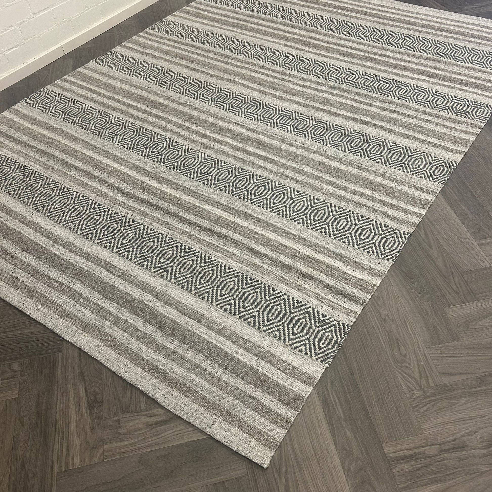 Brinker Carpets Rain Grey Vloerkleed - 200x290cm - Vloerkleden Koning