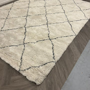 Brinker Carpets Rhombus White/Grey Vloerkleed - 250x350cm - aanzicht 1 - Vloerkleden Koning