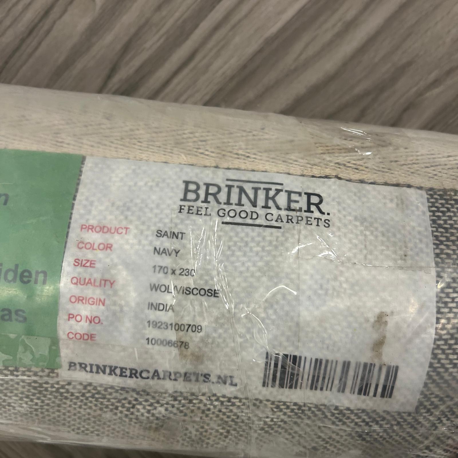 Brinker Carpets Saint Navy Vloerkleed - 170x230cm - Vloerkleden Koning