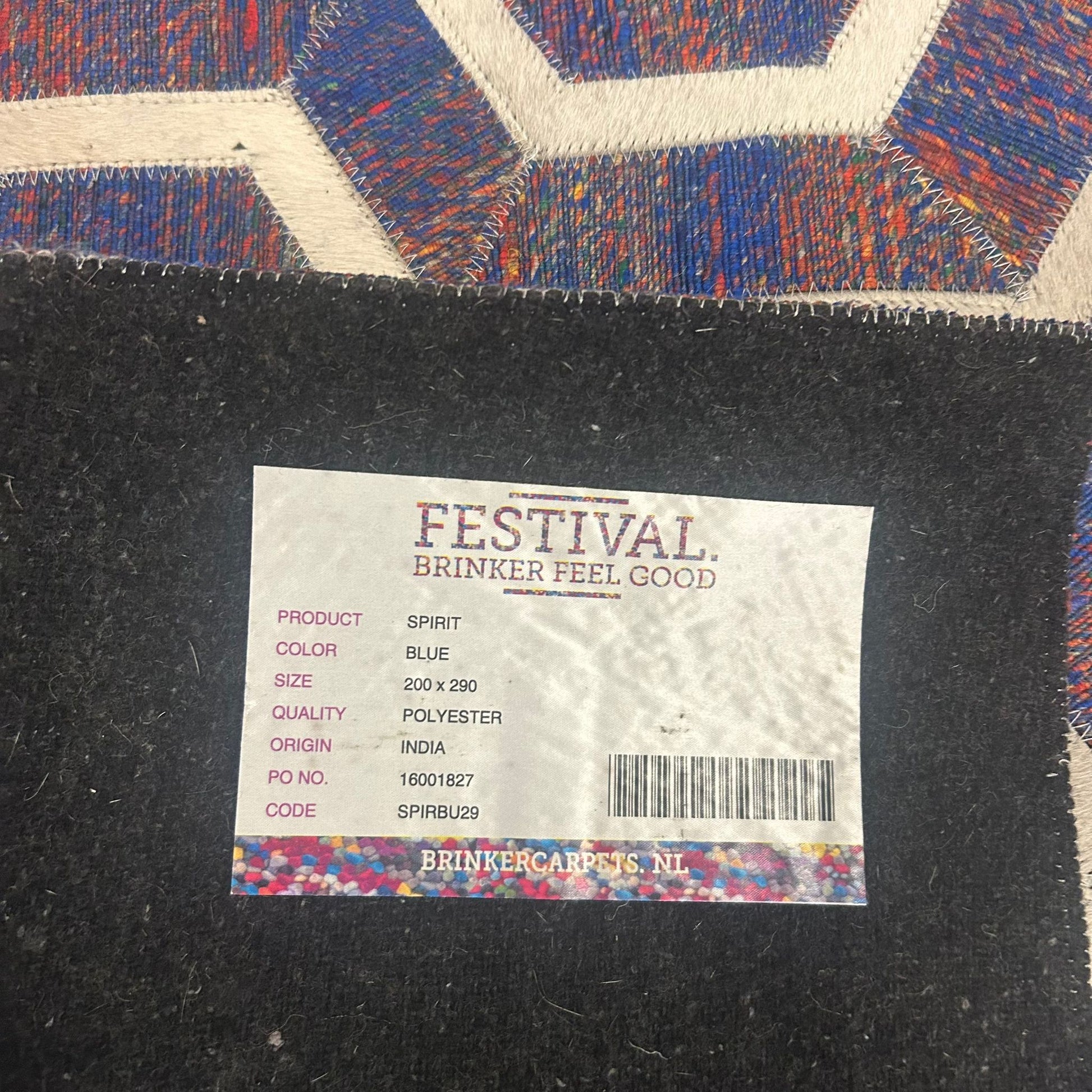 Brinker Carpets Spirit Blue Vloerkleed - 200x290cm - Vloerkleden Koning