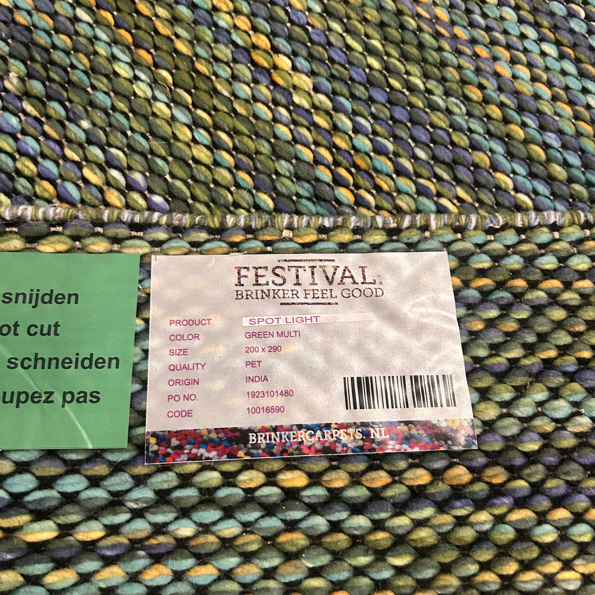 Brinker Carpets Spotlight Green Multi Vloerkleed - 200x290cm - aanzicht 5 - Vloerkleden Koning