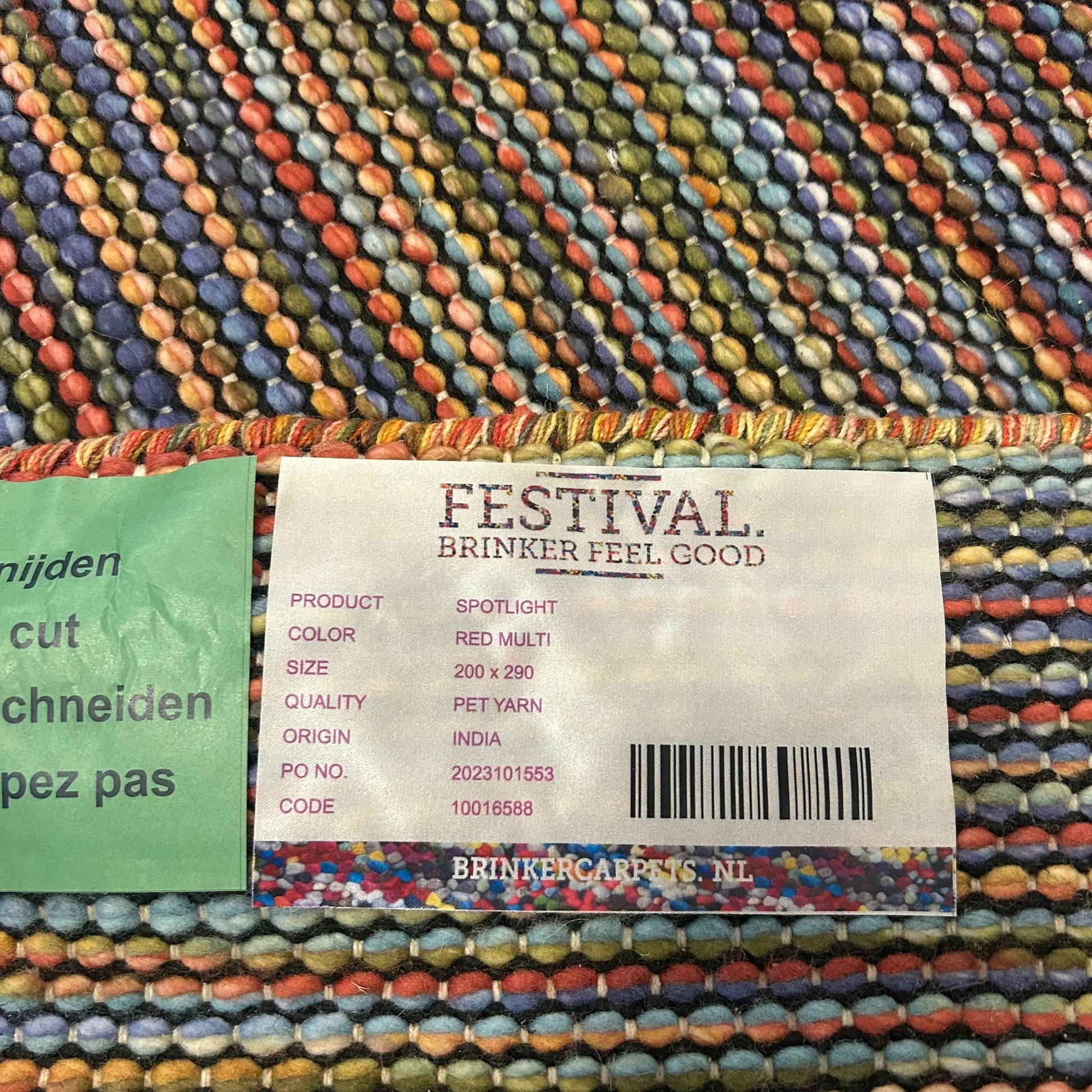 Brinker Carpets Spotlight Red multi Vloerkleed - 200x290cm - aanzicht 5 - Vloerkleden Koning