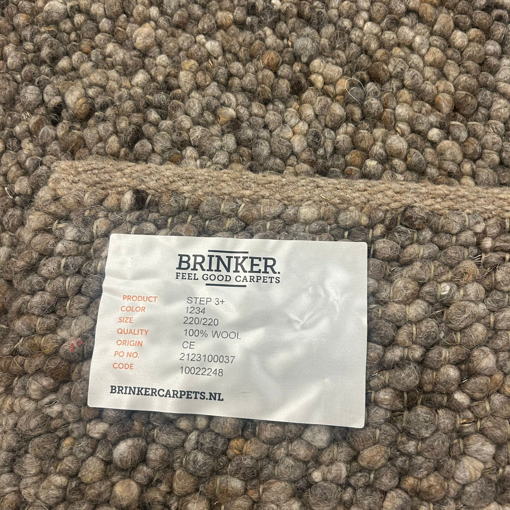 Brinker Carpets Step 3 Tone 1234 Vloerkleed - 220x220cm - Vloerkleden Koning