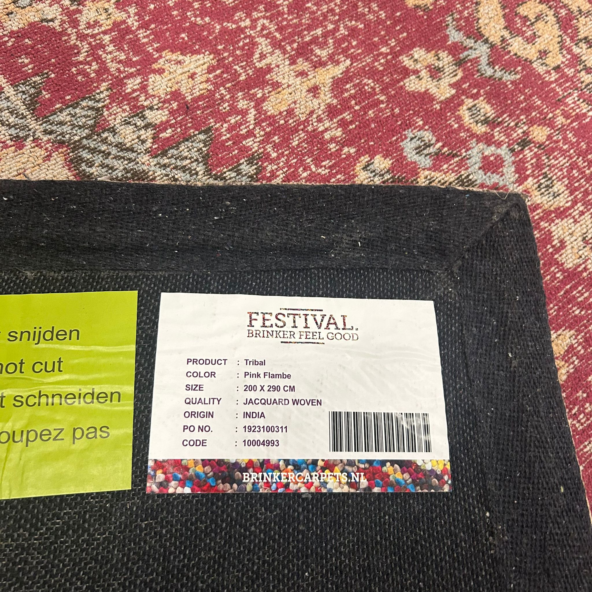 Brinker Carpets Tribal Pink Flambe - 200x290cm - aanzicht 4 - Vloerkleden Koning