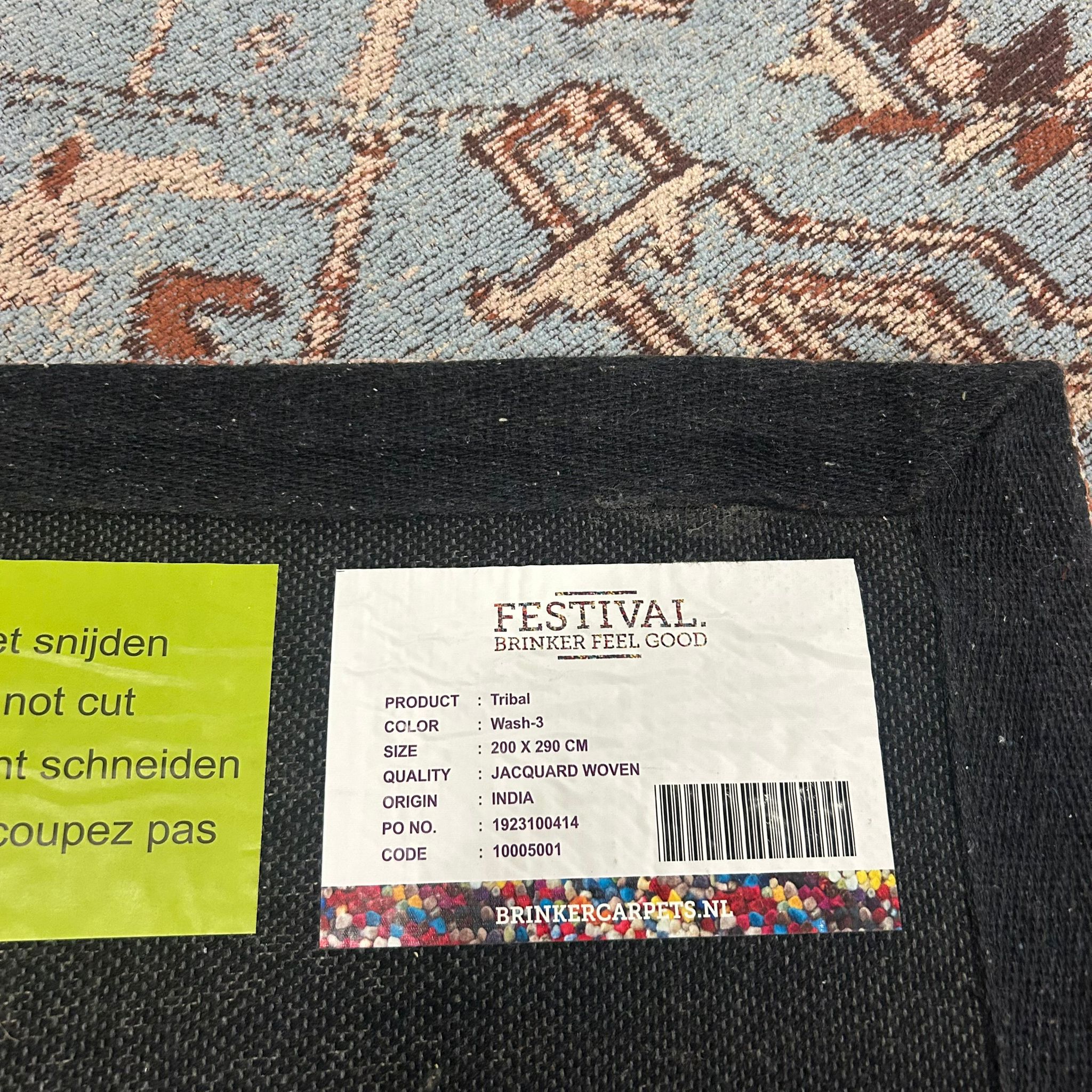 Brinker Carpets Tribal Wash 3 - 200x290cm - Vloerkleden Koning