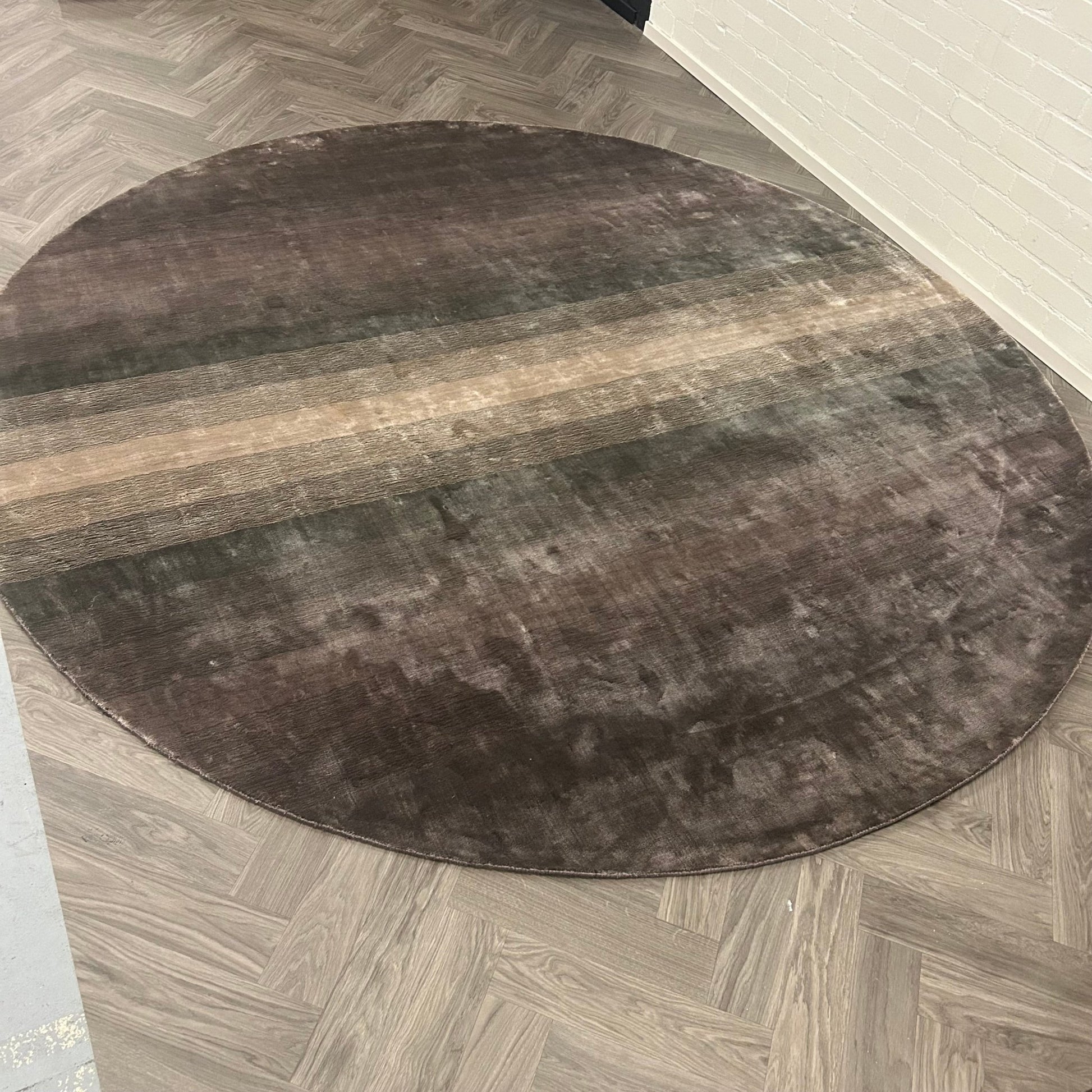 Brinker Carpets Varrayon Brown Vloerkleed - 300x300cm - Vloerkleden Koning