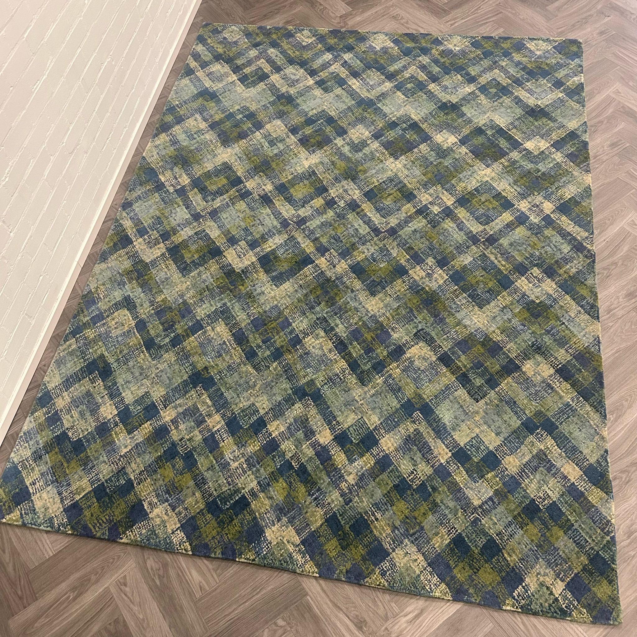 Brinker Carpets Velasco Coble Blue Vloerkleed - 240x340cm - Vloerkleden Koning